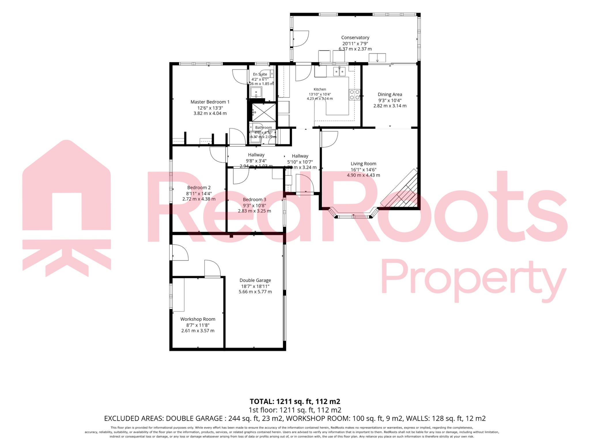 3 bed detached house for sale in St. Marys Drive, Dunsville, Doncaster, DN7 - Property floorplan