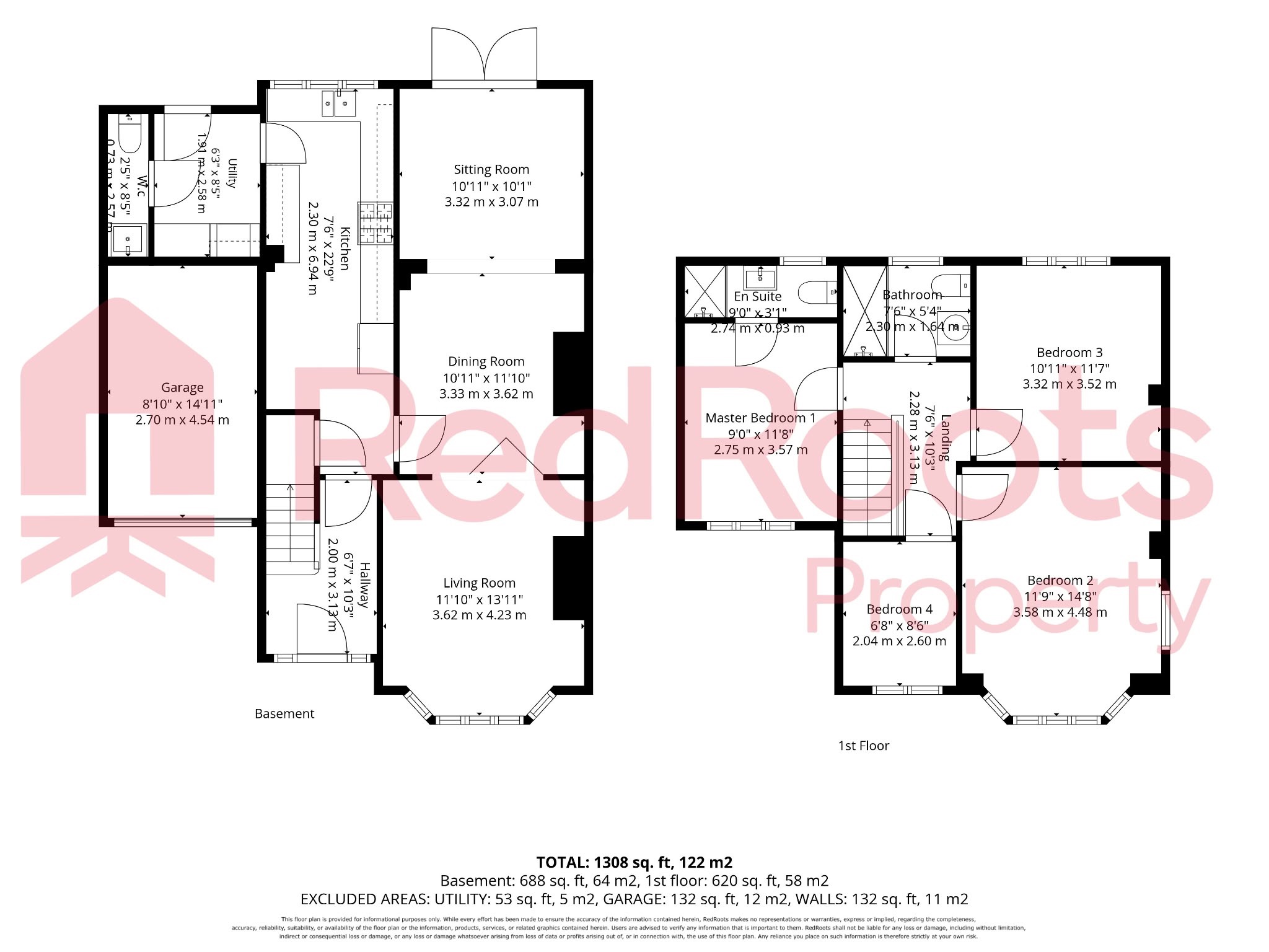 4 bed semi-detached house for sale in Kings Close, Hatfield, Doncaster, DN7 - Property floorplan