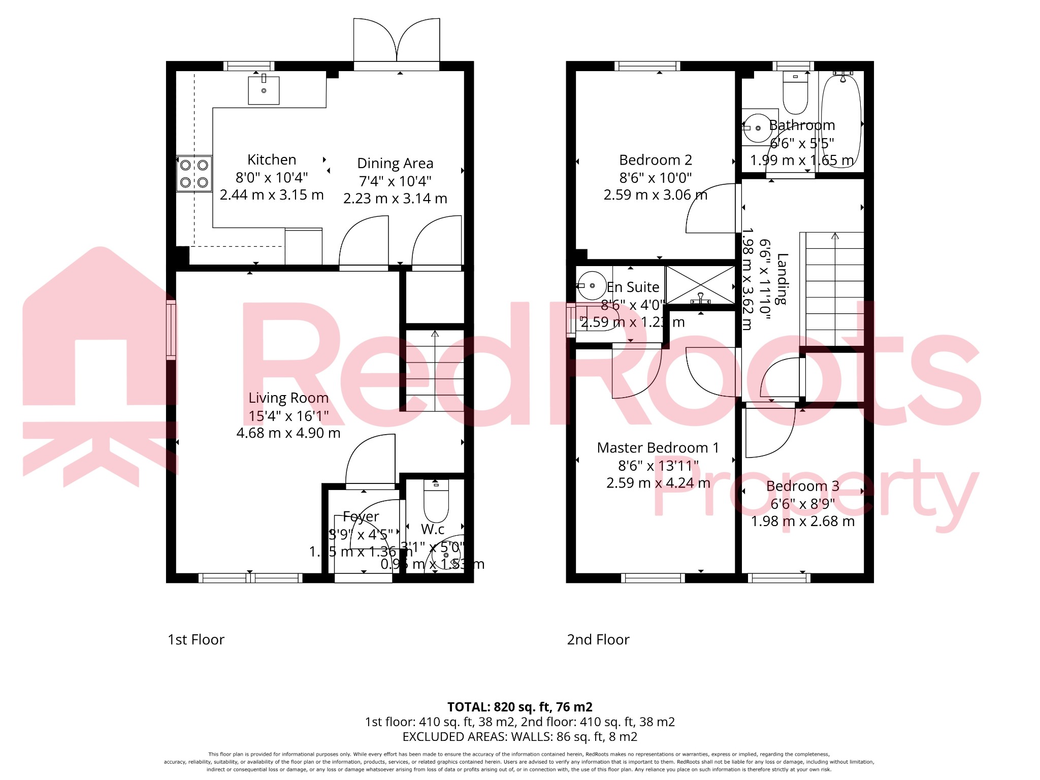 3 bed semi-detached house for sale in Mirabelle Way, Harworth, Doncaster, South Yorkshire, DN11 8SQ - Property floorplan