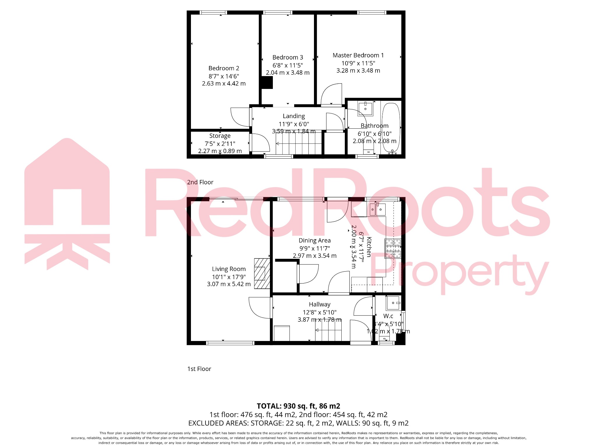 3 bed semi-detached house for sale in The Oval, Conisbrough, Doncaster, South Yorkshire, DN12 3HZ - Property floorplan