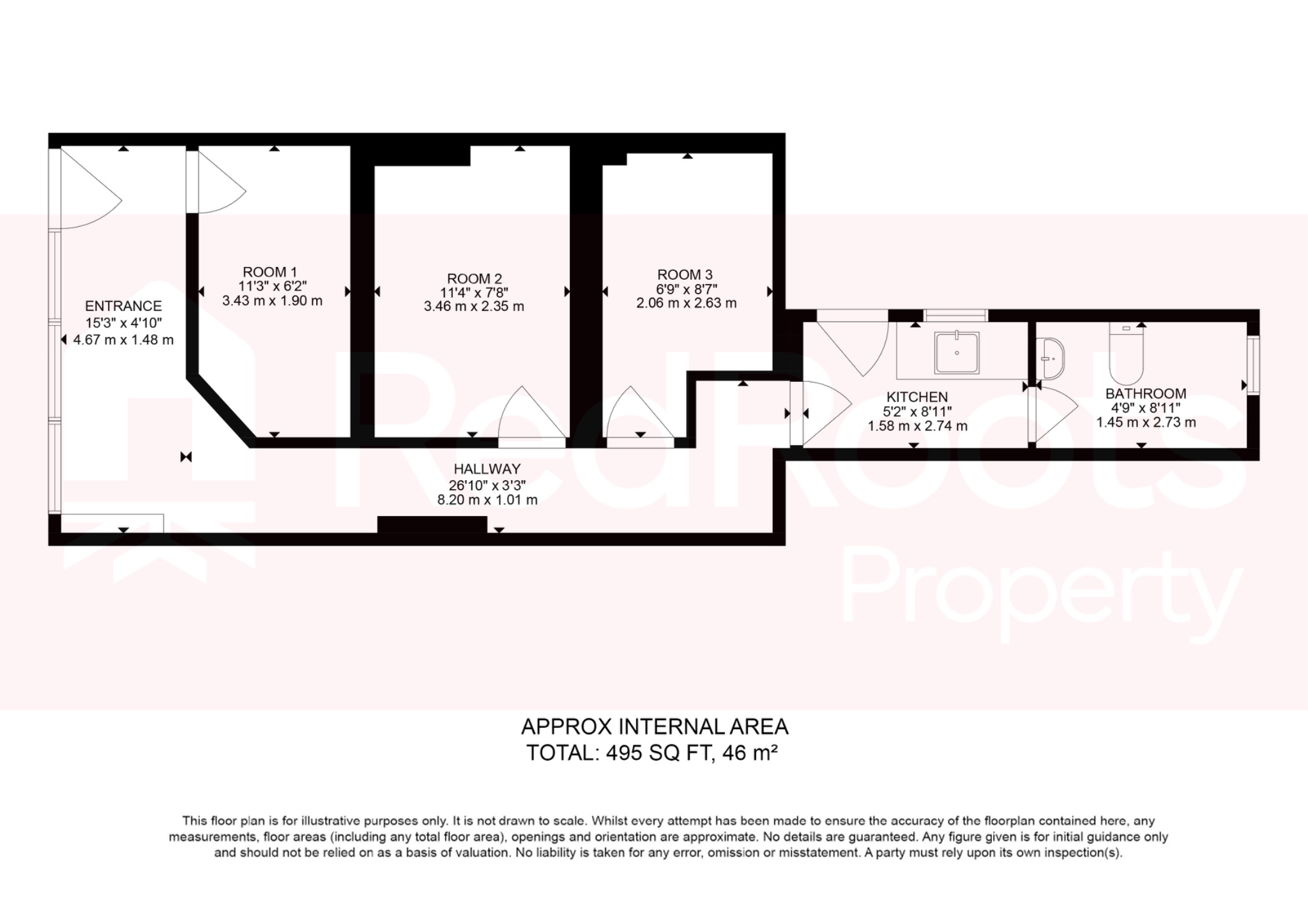 2 bed commercial property to rent in Kirkby Road, Hemsworth, Pontefract, West Yorkshire, WF9 - Property floorplan