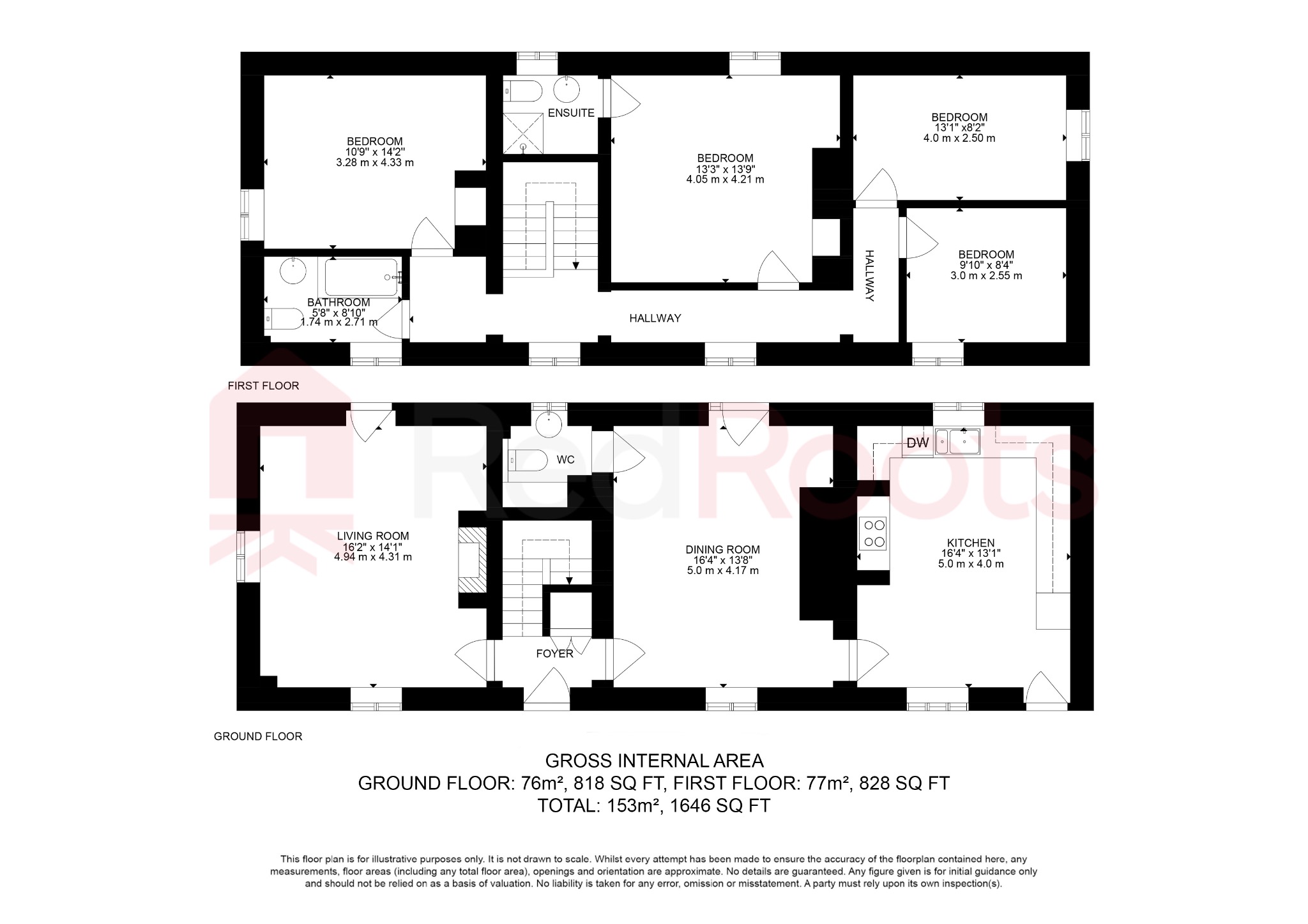 4 bed detached house to rent in Hardwick Lane, West Hardwick, Wakefield, West Yorkshire, WF4 - Property floorplan