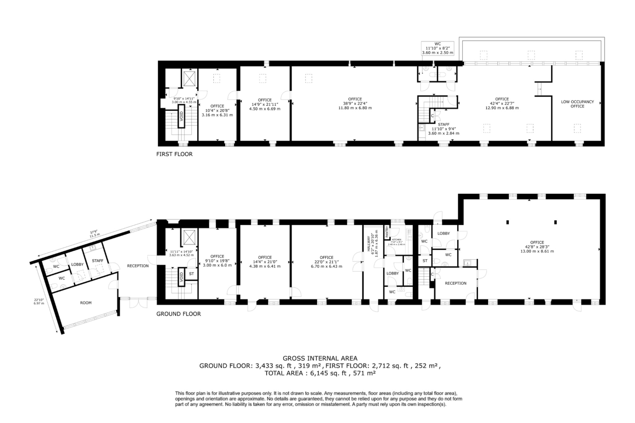 Commercial property to rent in The Nostell Estate Yard, Nostell, Wakefield, West Yorkshire, WF4 - Property floorplan