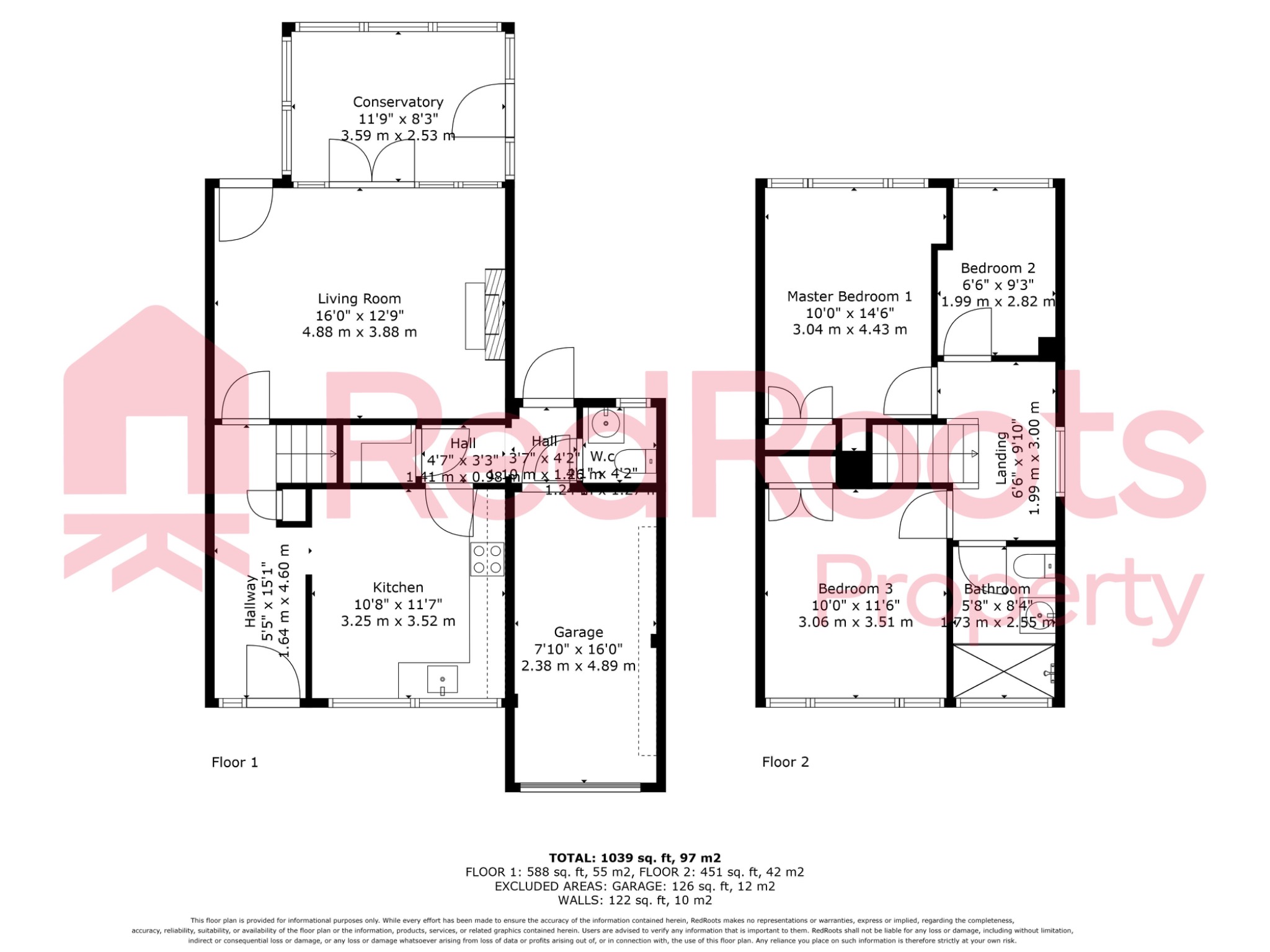 3 bed semi-detached house for sale in Bullivant Road, Hatfield, Doncaster, South Yorkshire, DN7 - Property floorplan