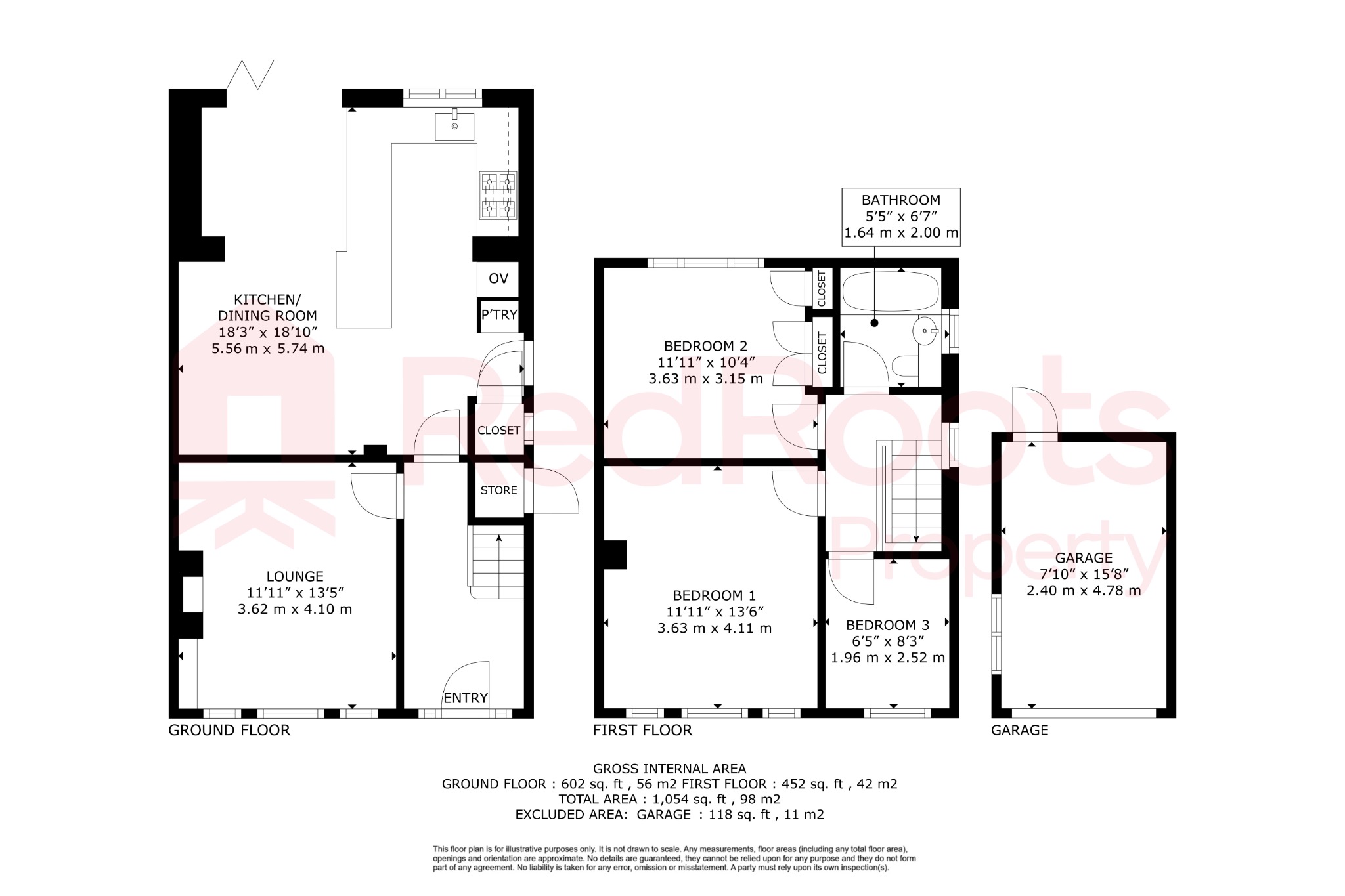 3 bed semi-detached house for sale in Stonecross Drive, Sprotbrough, Doncaster, South Yorkshire, DN5 - Property floorplan