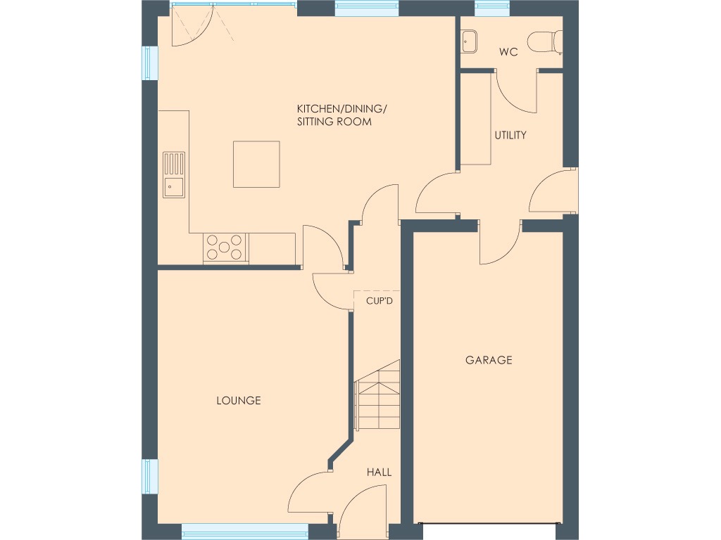 4 bed detached house for sale in The Grand Duke, Treetops II, Off Swann Road, South Kirkby, WF9 - Property floorplan