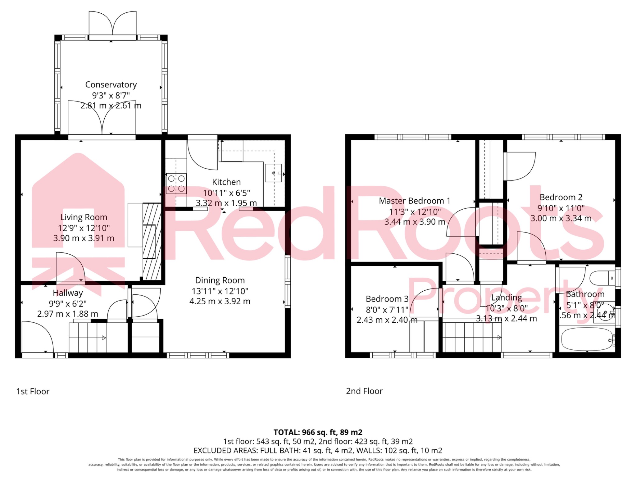 3 bed semi-detached house for sale in Danesway, Doncaster, South Yorkshire, DN5 - Property floorplan