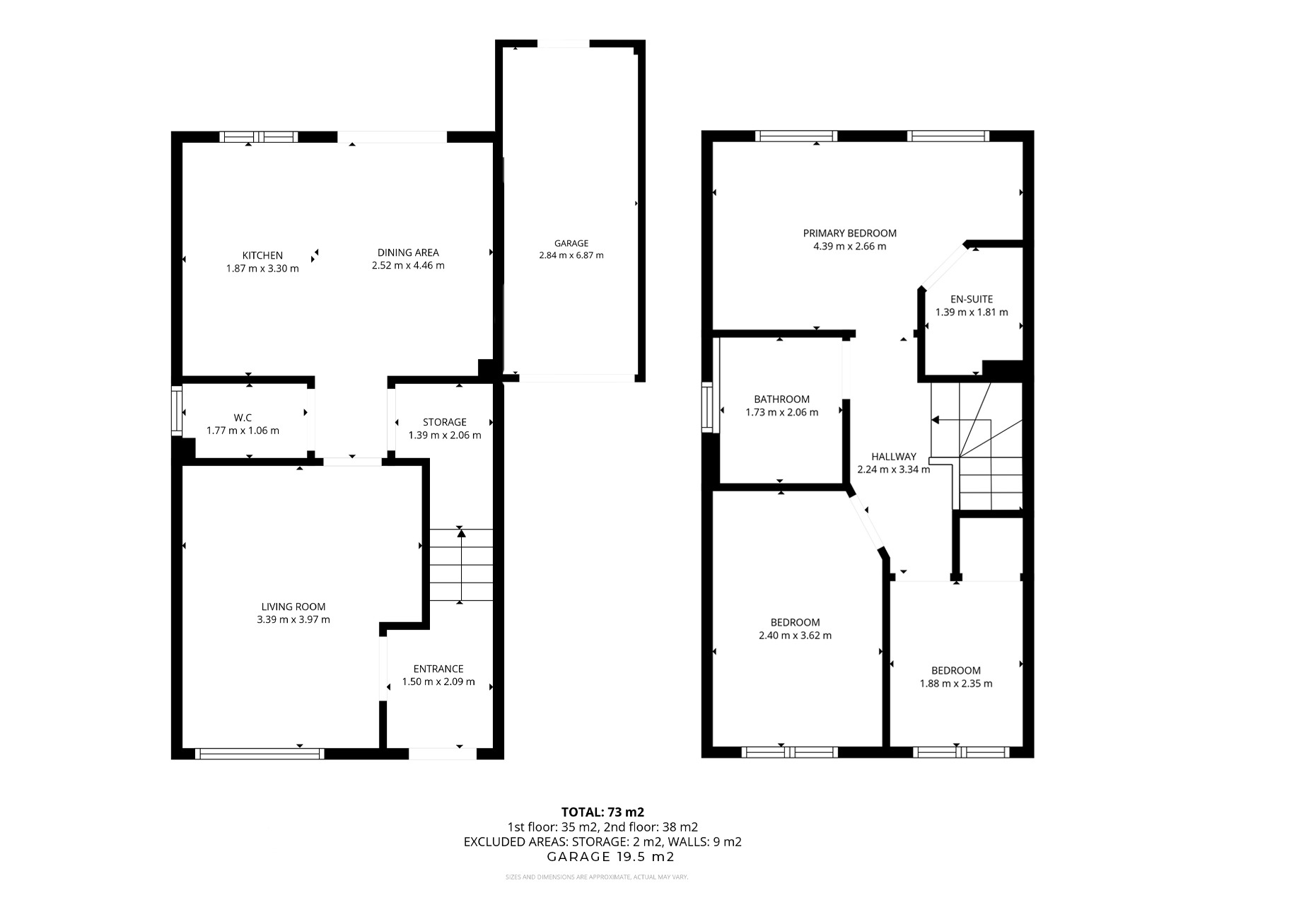 3 bed link detached house for sale in Carr House Road, Hyde Park, Doncaster, South Yorkshire, DN4 5ER - Property floorplan
