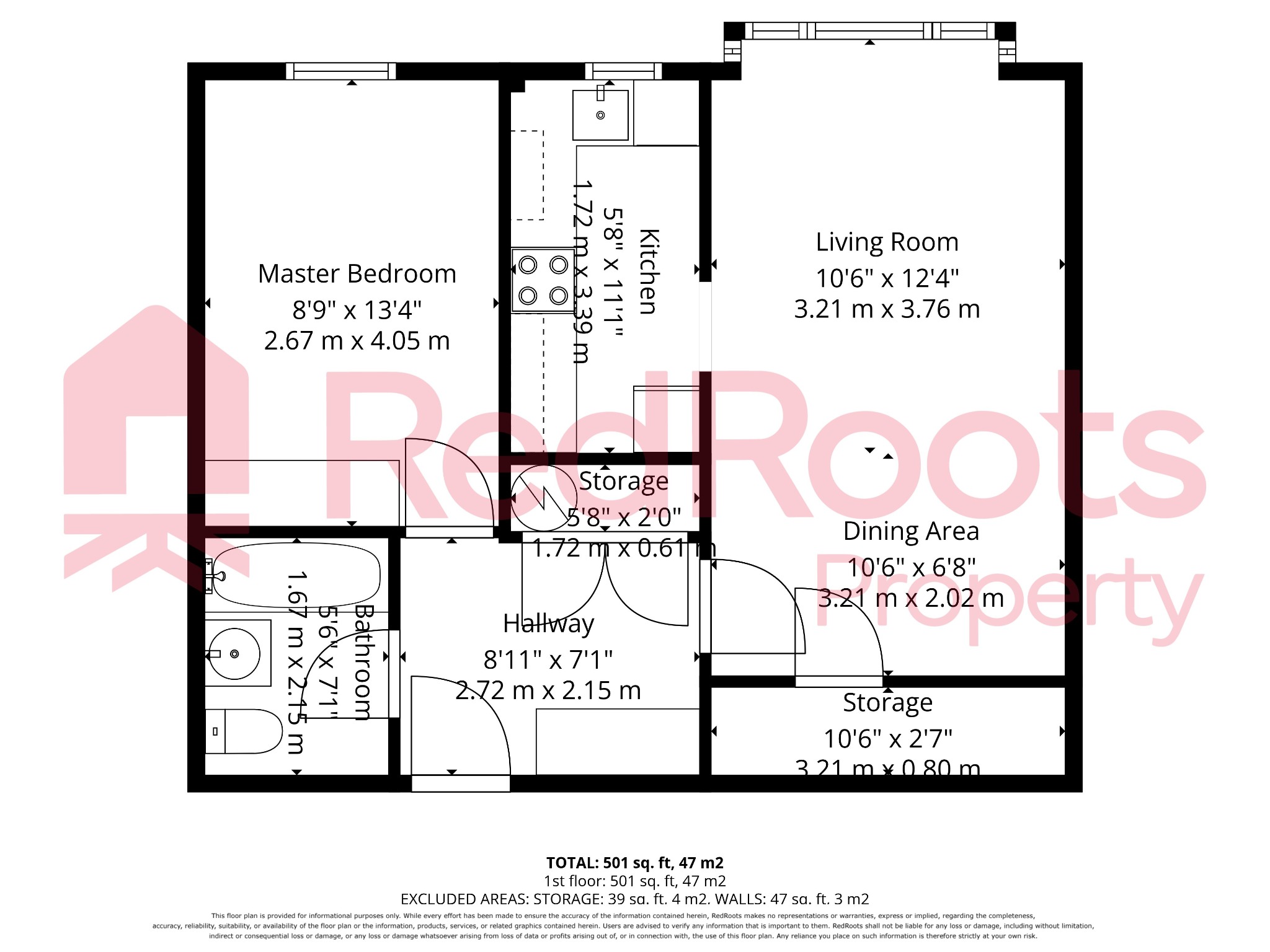 1 bed flat for sale in Talbot House, Elland, HX5 0DL - Property floorplan