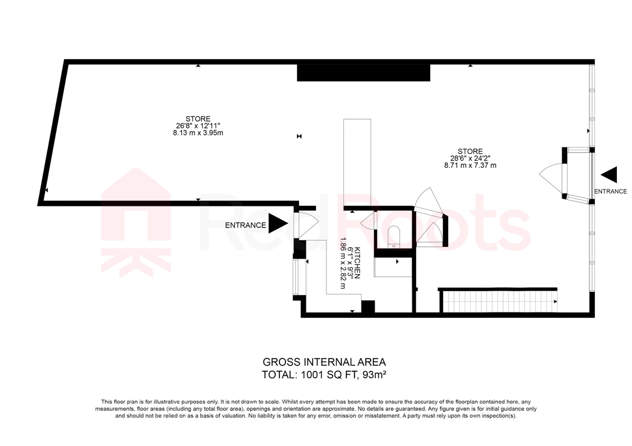 Commercial property to rent in 41A Kirkby Road, Hemsworth, Pontefract, West Yorkshire, WF9 - Property floorplan