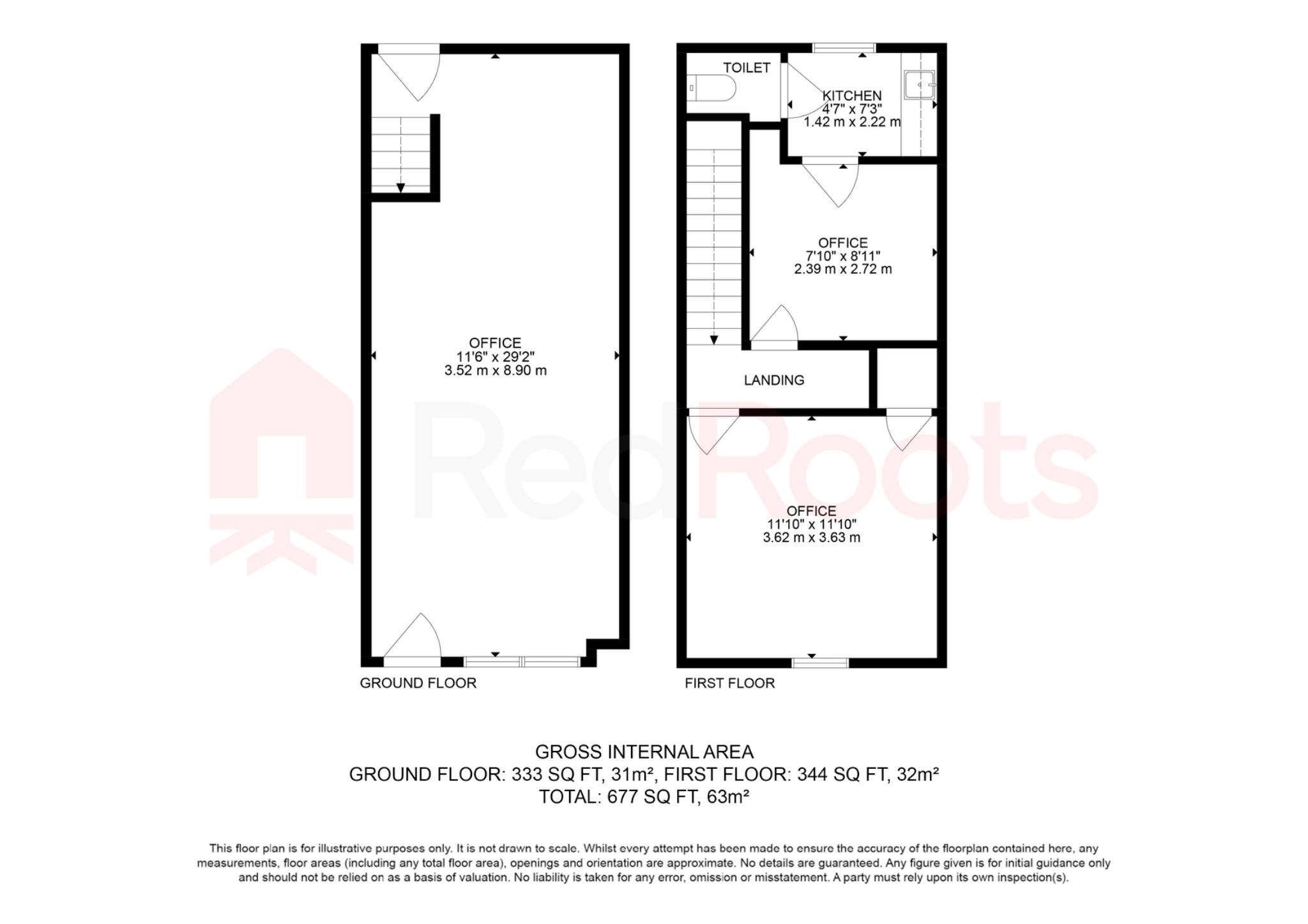 Commercial property to rent in Station Lane, Featherstone, Pontefract, West Yorkshire, WF7 - Property floorplan