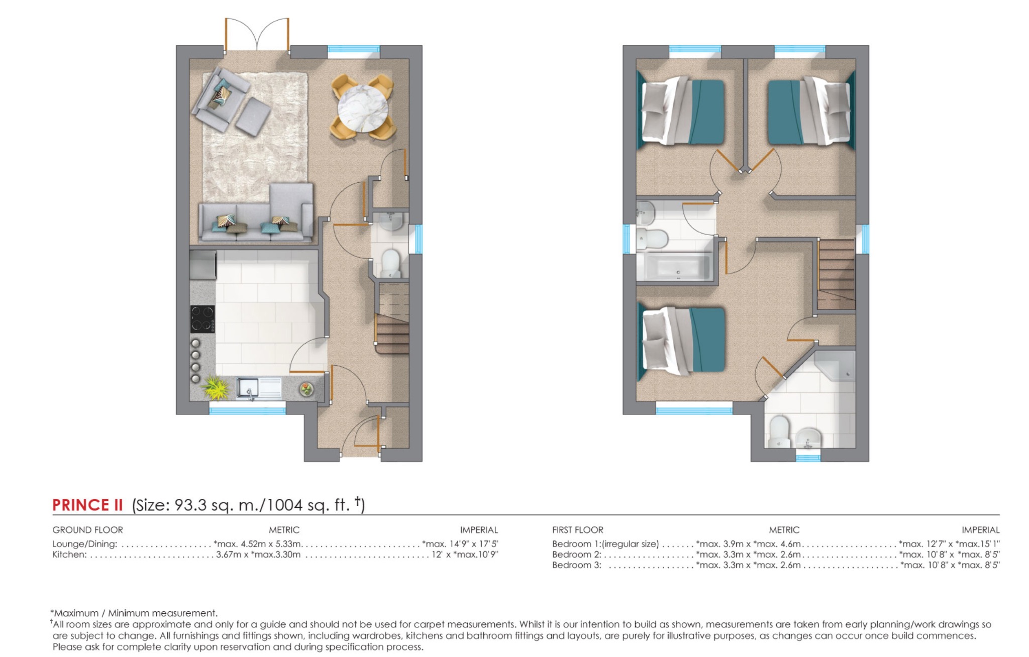 3 bed detached house for sale in Jackson’s Landing, Shepherds Way, Knottingley, West Yorkshire, WF11 - Property floorplan