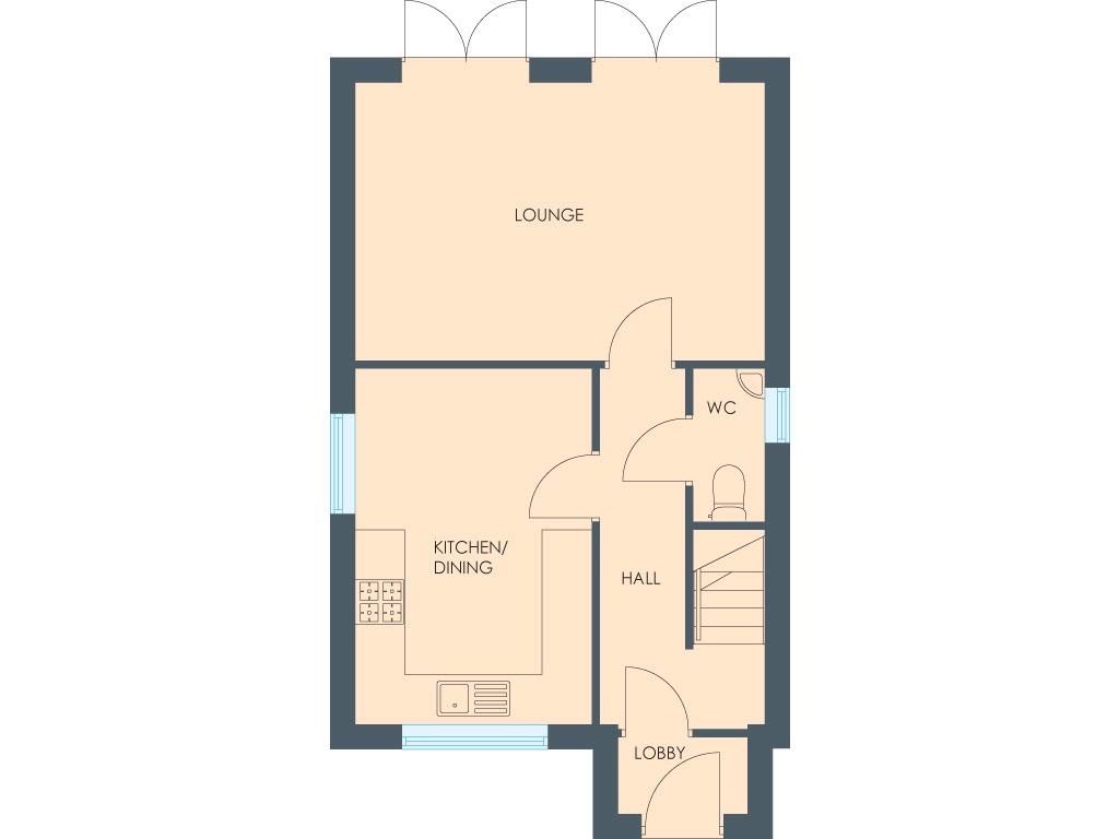 3 bed detached house for sale in The Viscountess, Treetops II, Off Swann Road, South Kirkby, WF9 - Property floorplan