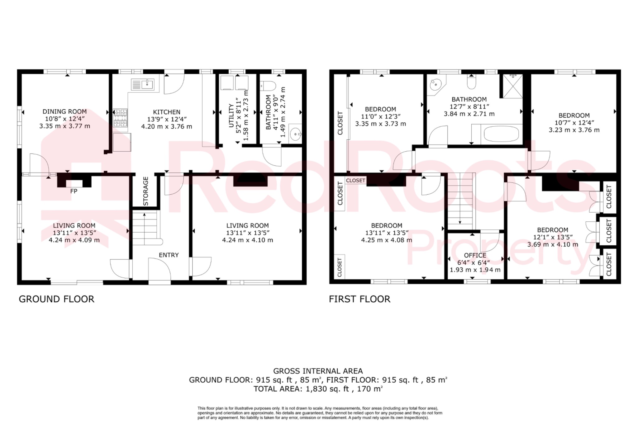 5 bed detached house for sale in Tom Wood Ash Lane, Upton, Pontefract, West Yorkshire, WF9 - Property floorplan