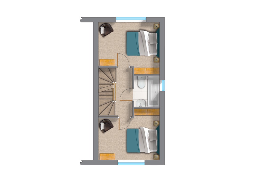 3 bed semi-detached house for sale in Jackson’s Landing, Shepherds Way, Knottingley, West Yorkshire, WF11 - Property floorplan