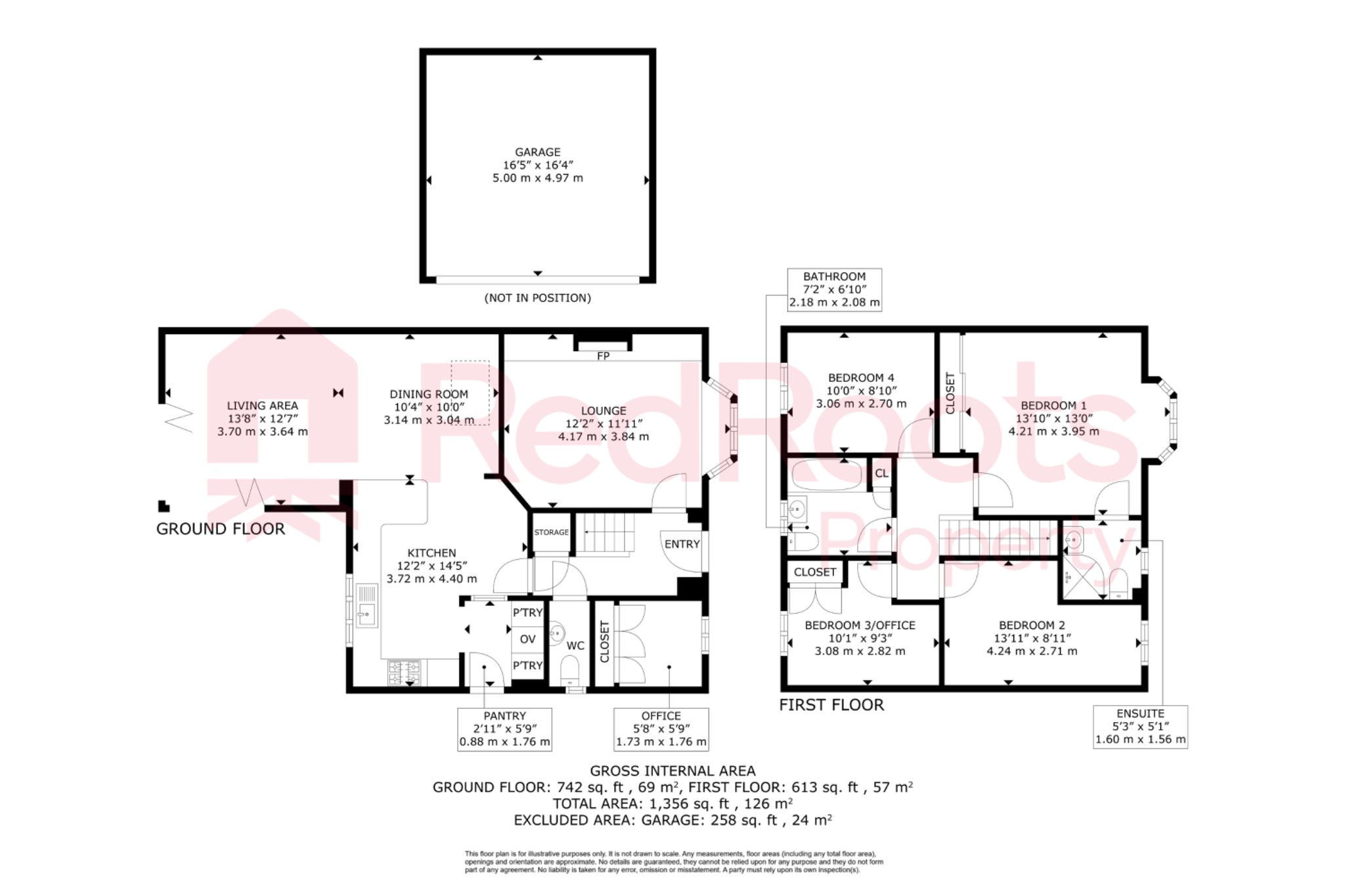 4 bed detached house for sale in Cirrus View, Ackworth, WF7 - Property floorplan