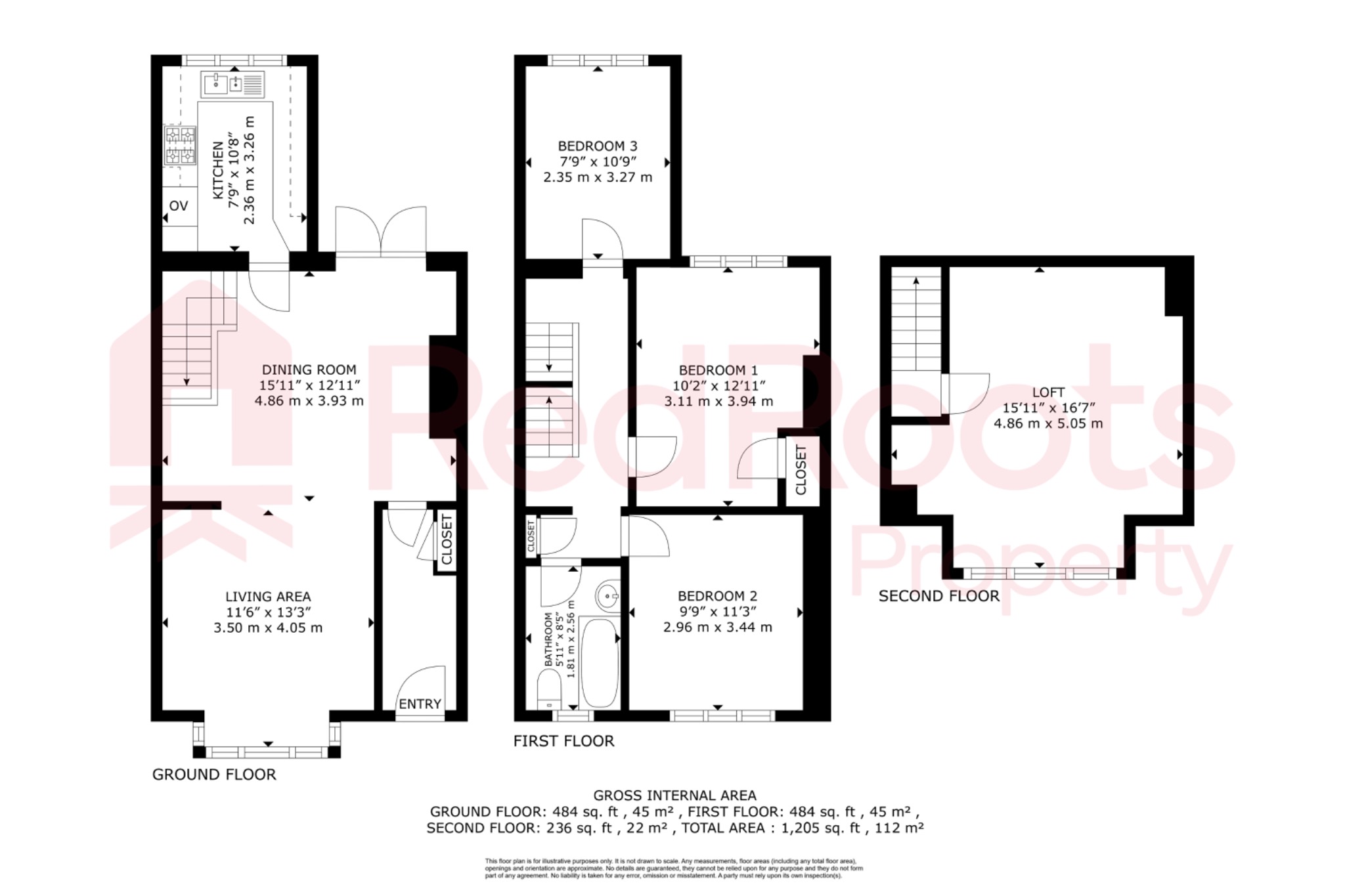 4 bed terraced house for sale in South Elmsall, Pontefract, West Yorkshire, WF9 - Property floorplan