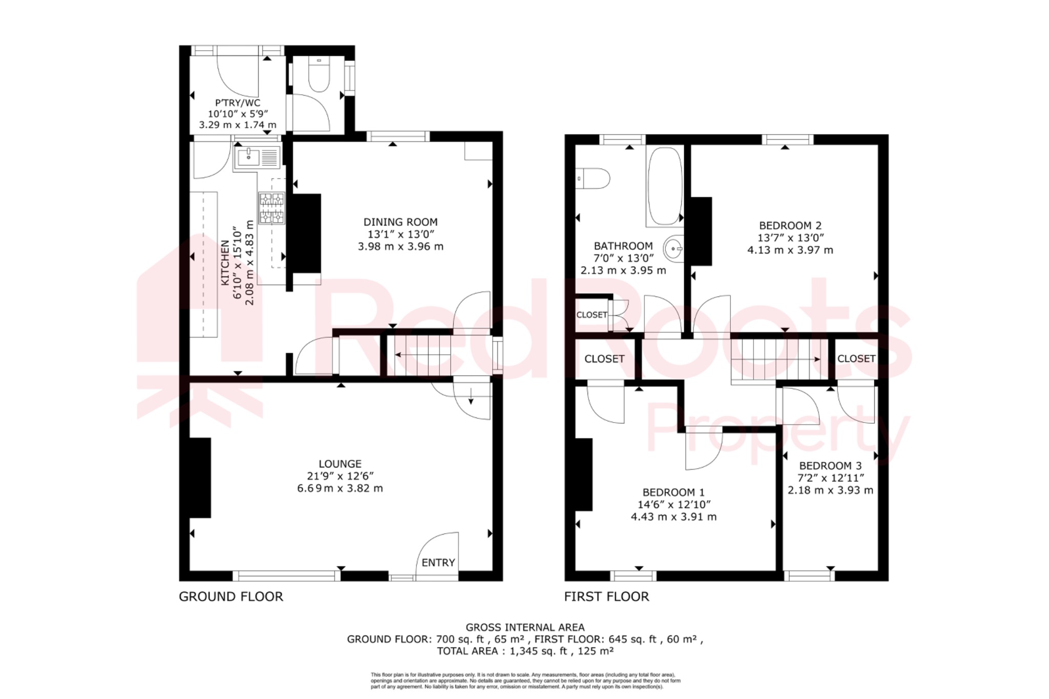 3 bed semi-detached house for sale in White Apron Street, South Kirkby, WF9 - Property floorplan