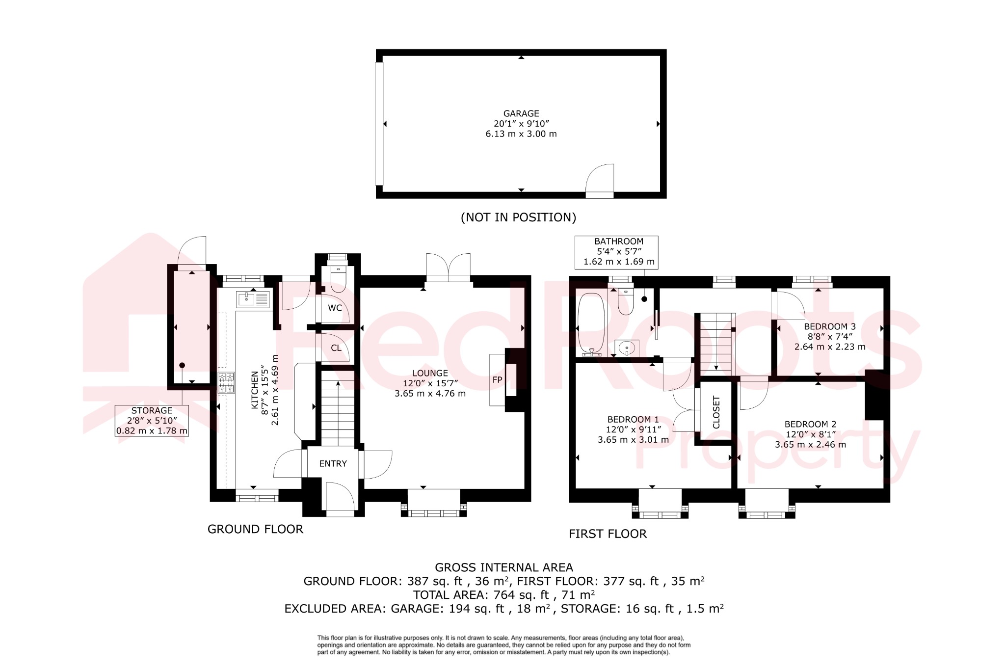 3 bed semi-detached house for sale in Meadway, Streethouse, Pontefract, West Yorkshire, WF7 - Property floorplan