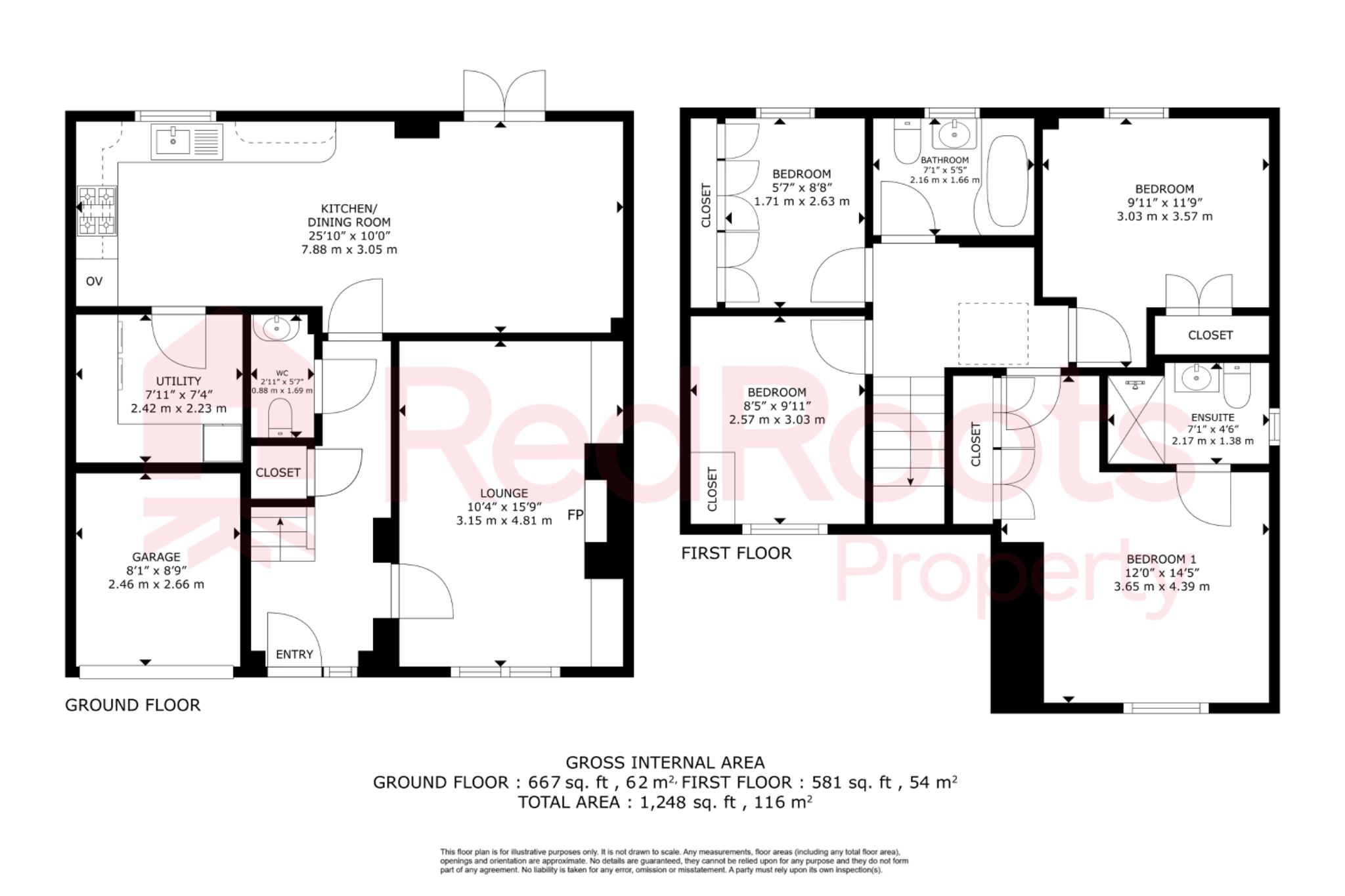 4 bed detached house for sale in Longworth Road, Hemsworth, Pontefract, WF9 - Property floorplan
