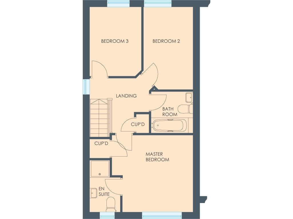 3 bed semi-detached house for sale in Plots 21/22 - The Prince & Princess Treetops II, Swann Road, South Kirkby, Pontefract, West Yorkshire, WF9 3FJ - Property floorplan