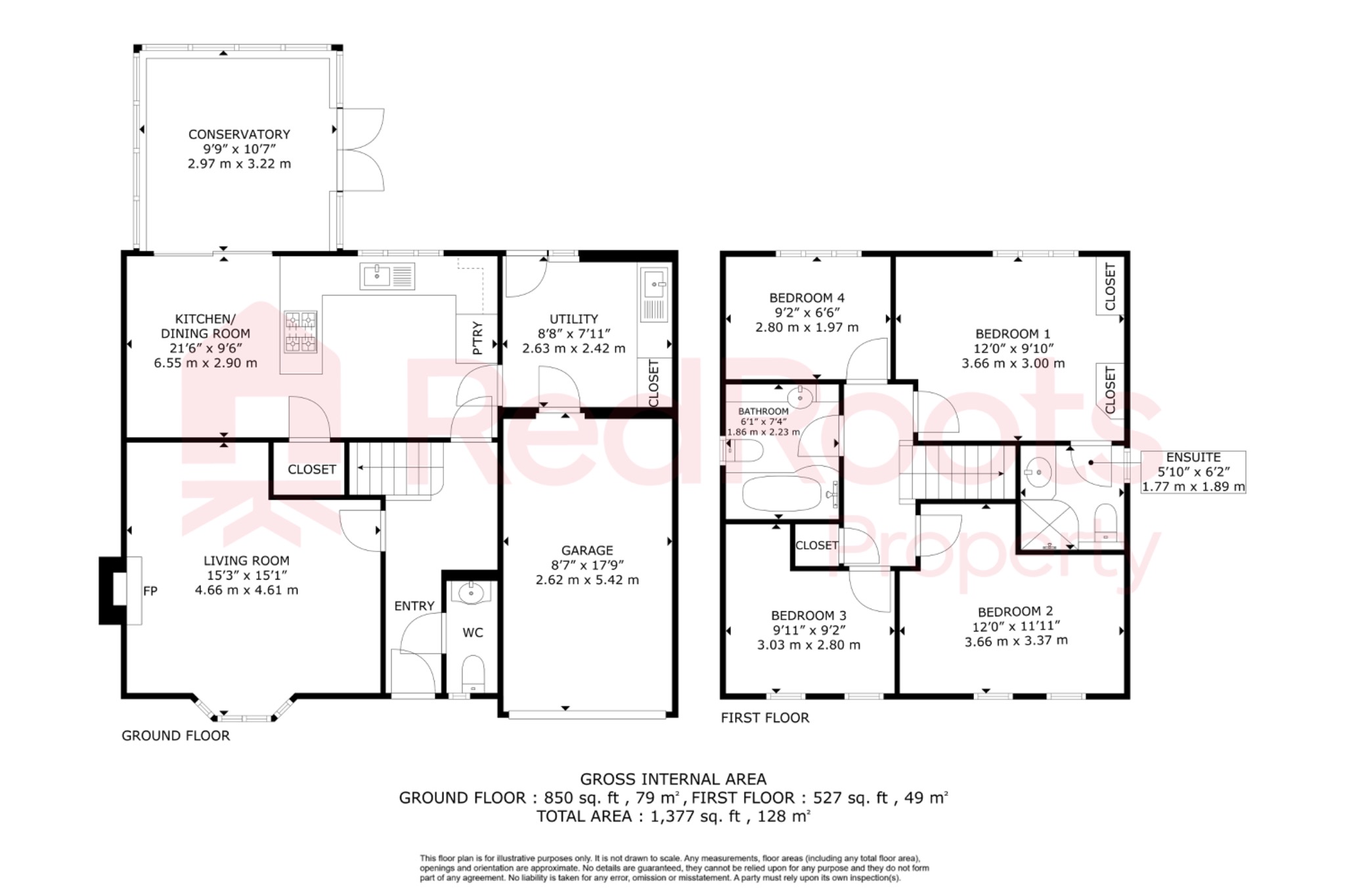 4 bed detached house to rent in Ossett, West Yorkshire, WF5 - Property floorplan