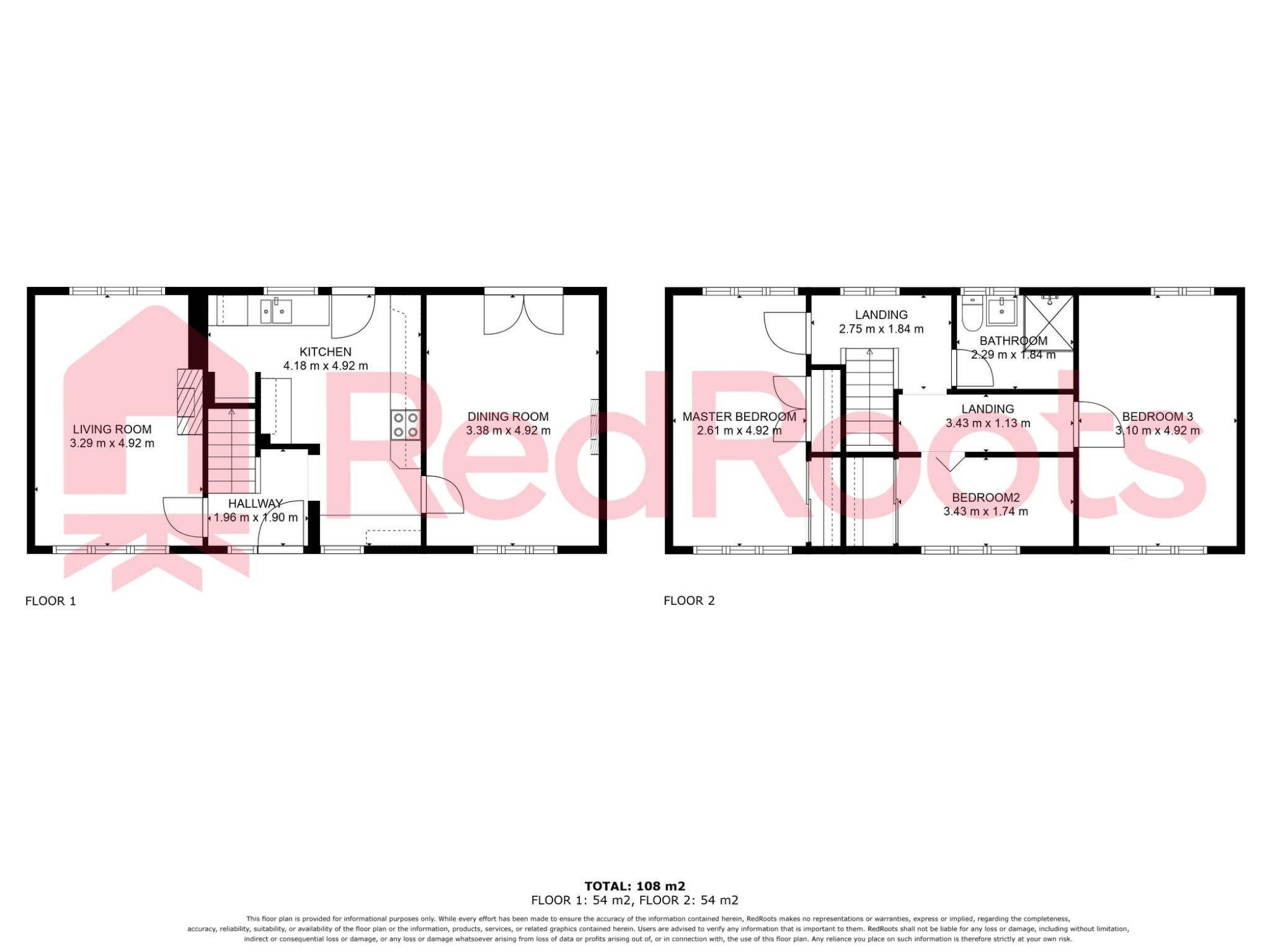 3 bed end of terrace house for sale in Levet Road, Doncaster, South Yorkshire, DN4 - Property floorplan