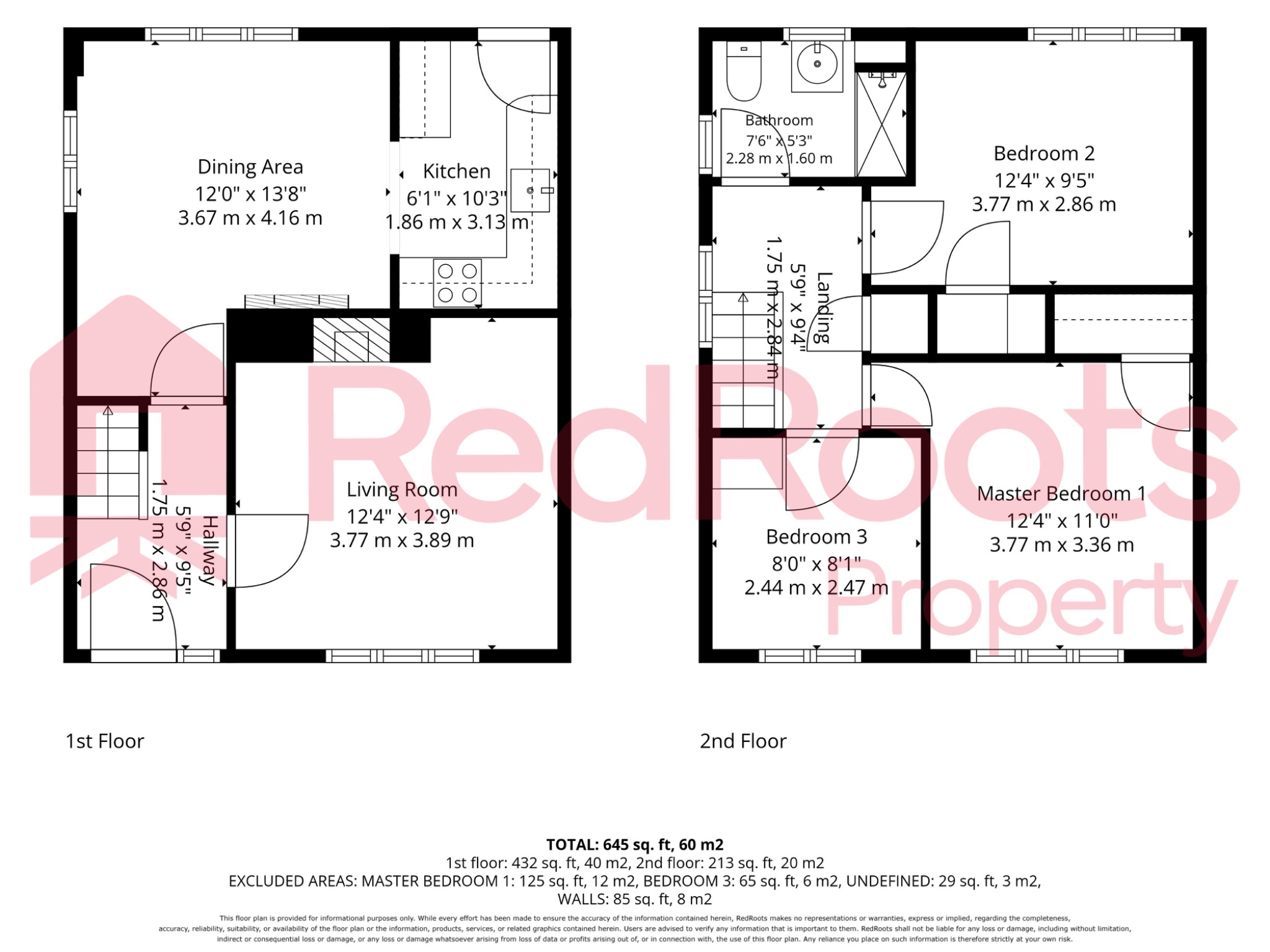 3 bed end of terrace house for sale in Petersgate, Doncaster, South Yorkshire, DN5 - Property floorplan