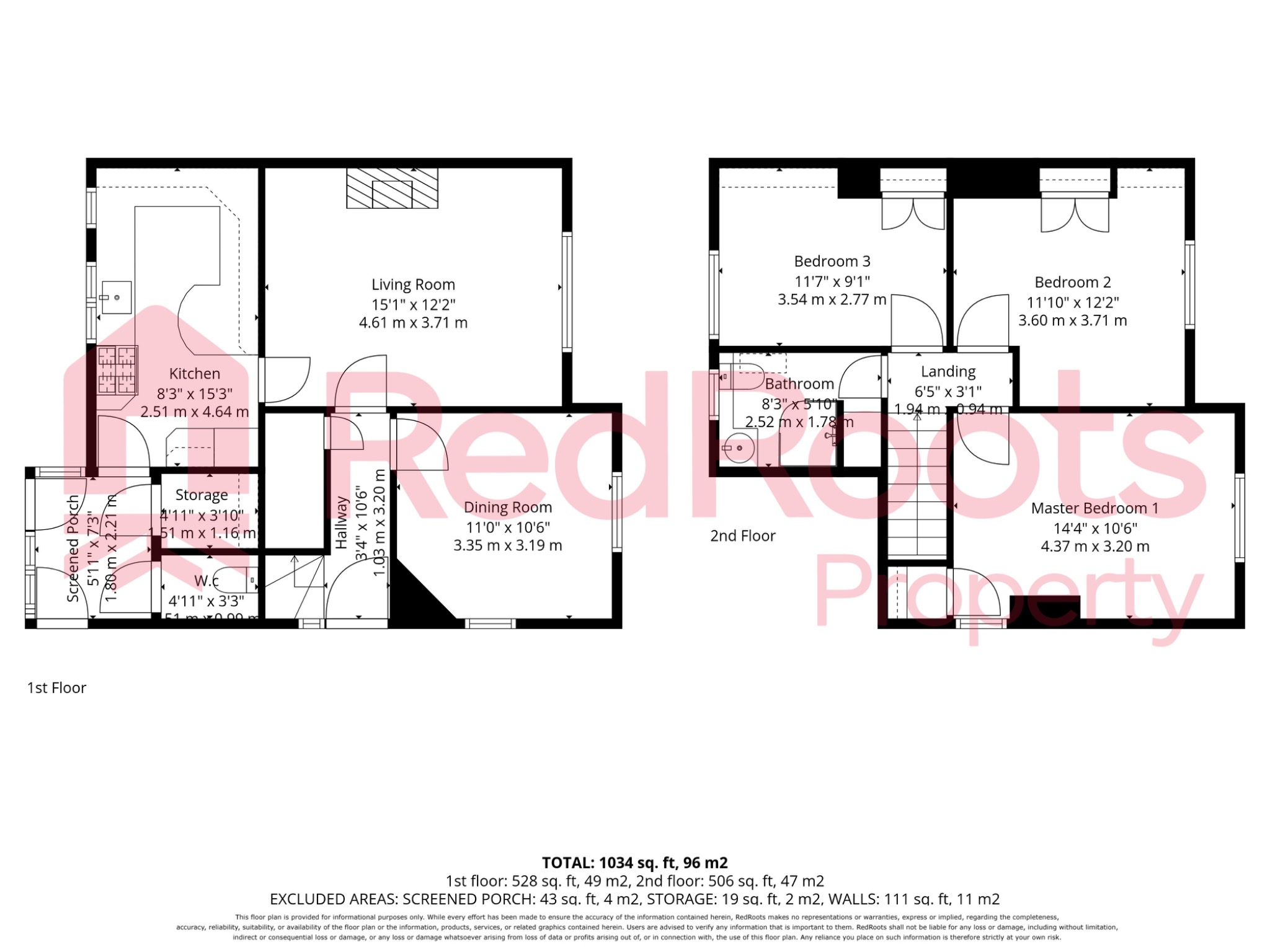 3 bed semi-detached house for sale in Rosslyn Crescent, Bentley, Doncaster, DN5 - Property floorplan