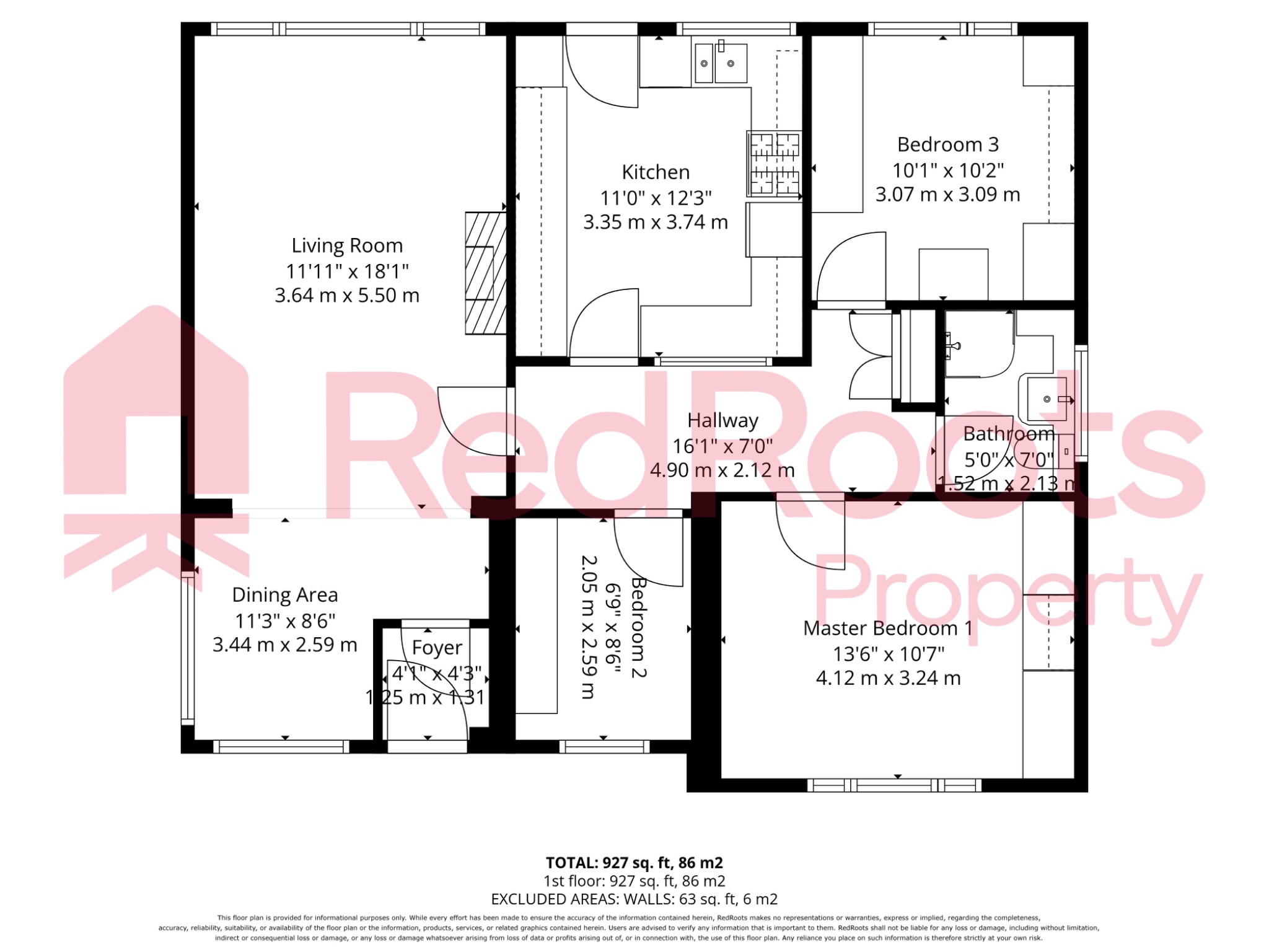 3 bed detached bungalow for sale in Queens Court, Doncaster, South Yorkshire, DN5 - Property floorplan