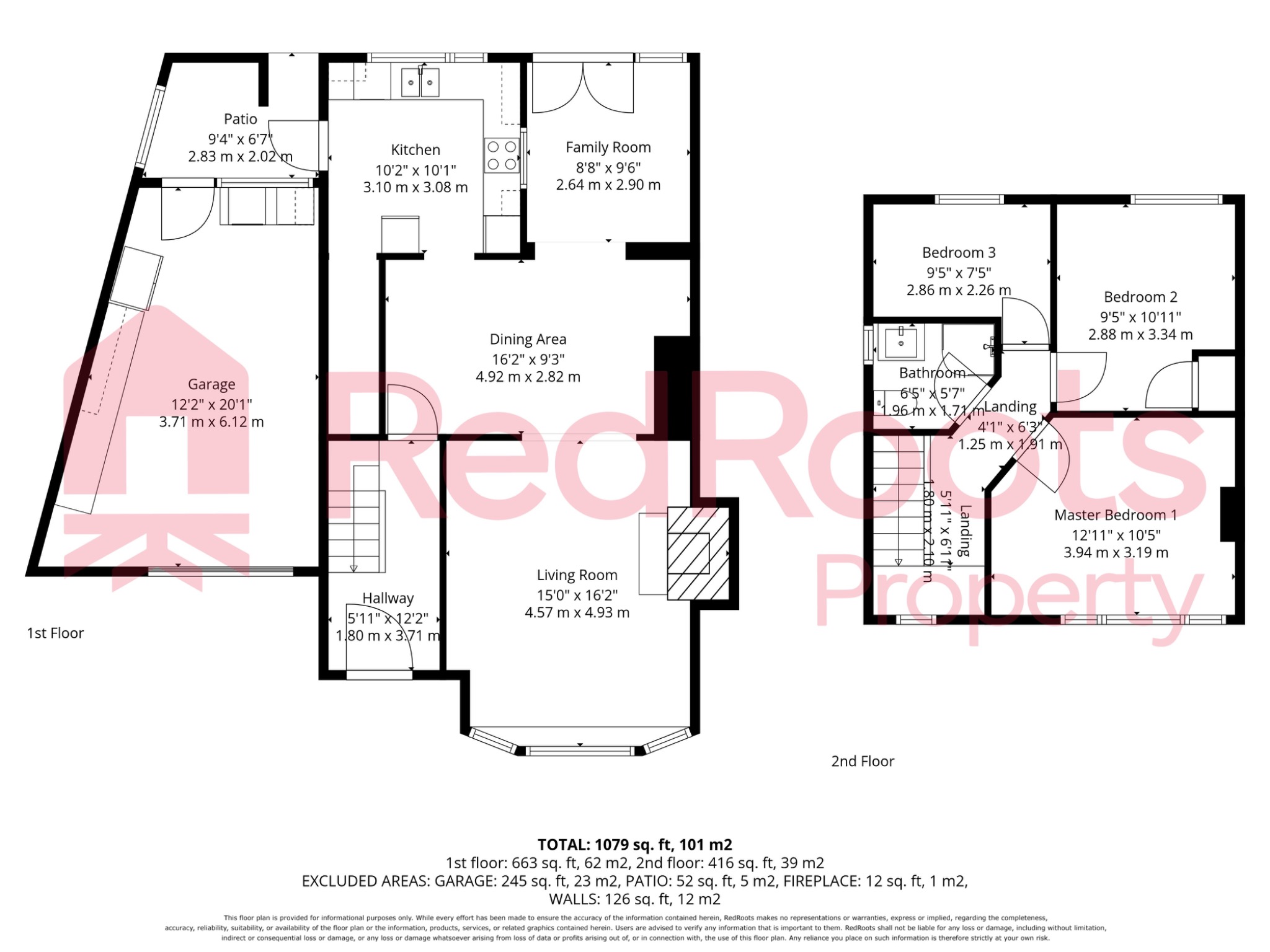 3 bed semi-detached house for sale in Alwyn Avenue, Doncaster, South Yorkshire, DN5 - Property floorplan
