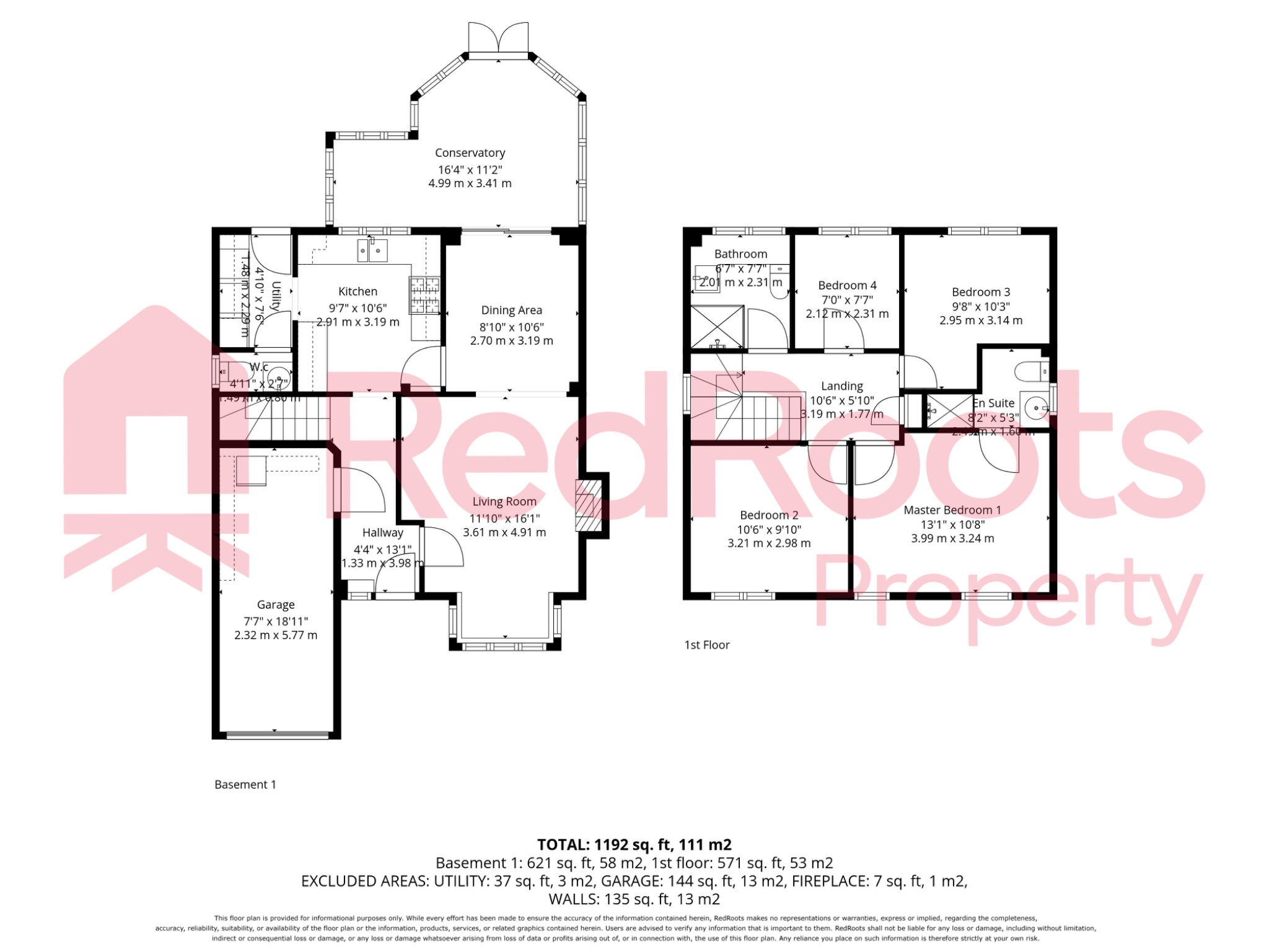 4 bed detached house for sale in Red House Lane, Adwick-Le-Street, Doncaster, South Yorkshire, DN6 - Property floorplan