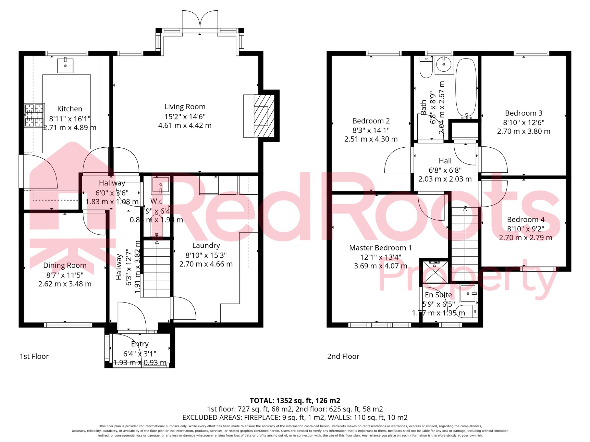 4 bed detached house for sale in 15 Westongales Way, Bentley, Doncaster, South Yorkshire, DN5 - Property floorplan