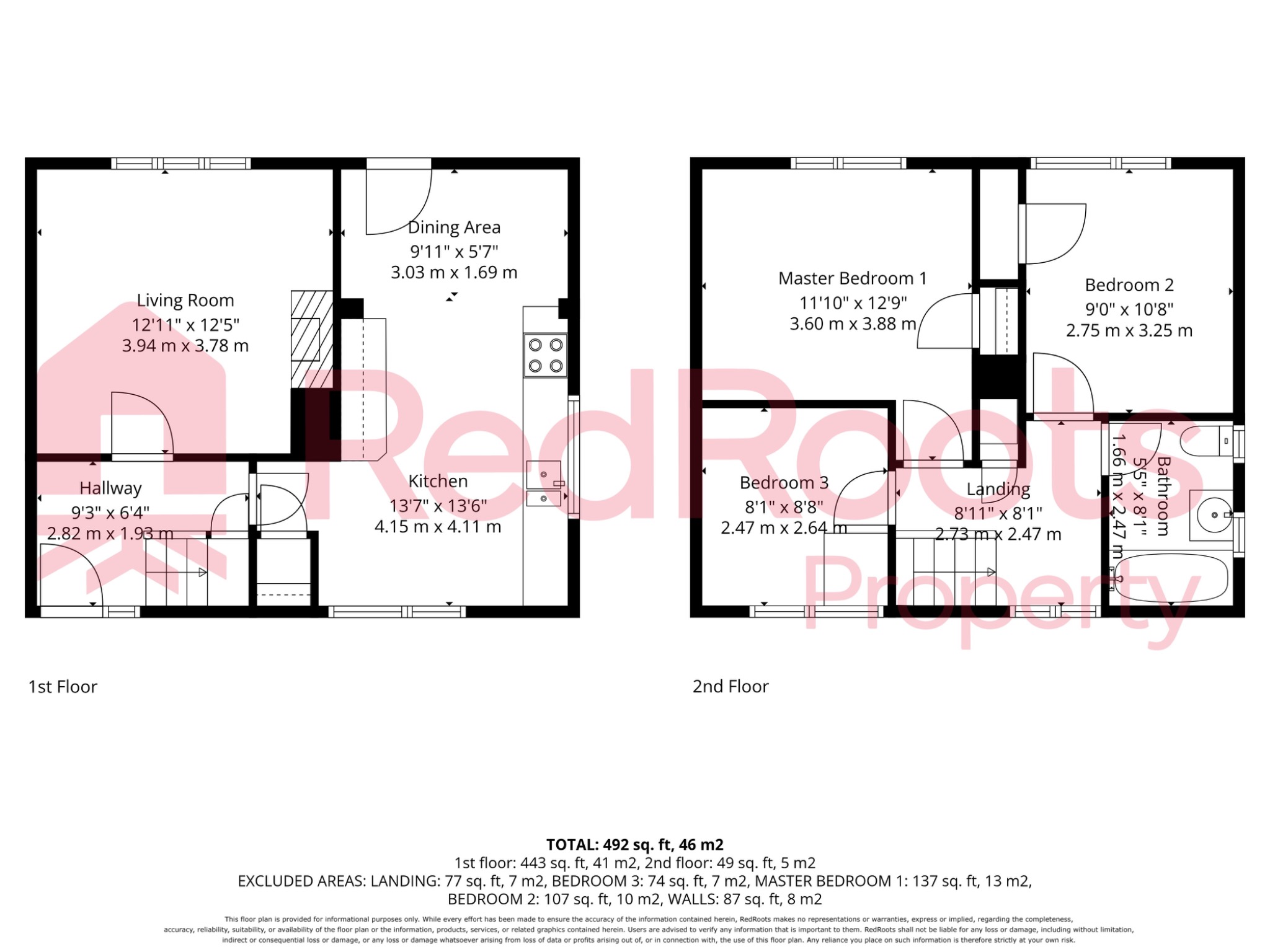 3 bed semi-detached house for sale in Danesway, Doncaster, South Yorkshire, DN5 - Property floorplan
