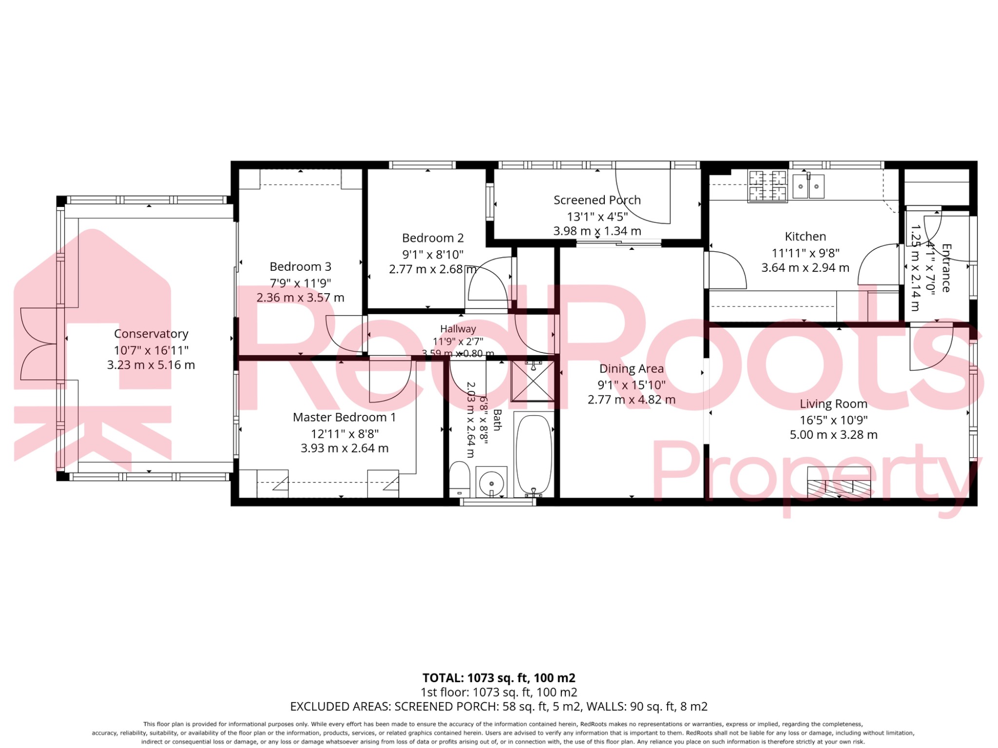 3 bed detached bungalow for sale in St. Georges Avenue, Dunsville, Doncaster, South Yorkshire, DN7 - Property floorplan