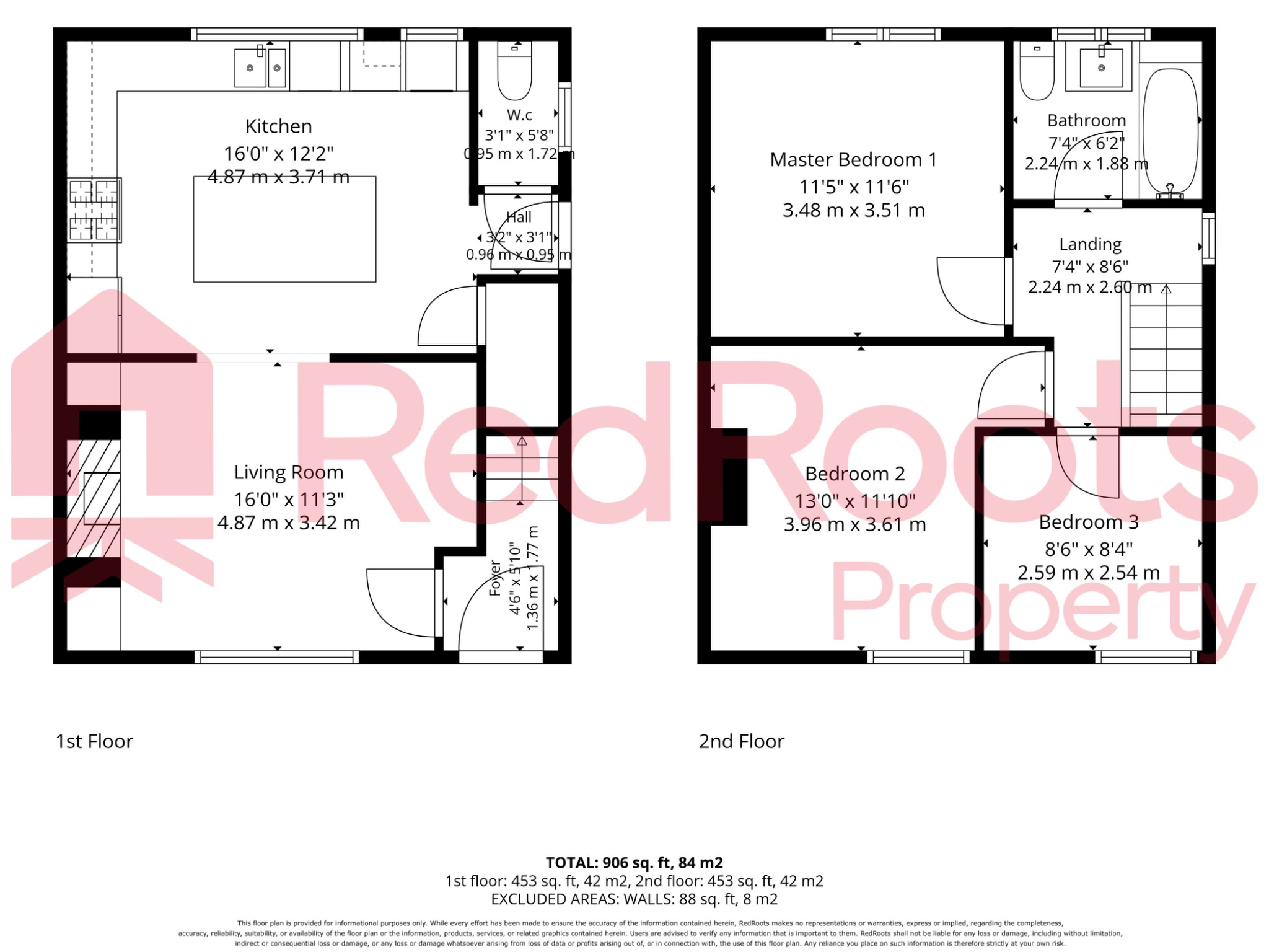 3 bed semi-detached house for sale in Town View Avenue, Scawsby, Doncaster, South Yorkshire, DN5 - Property floorplan