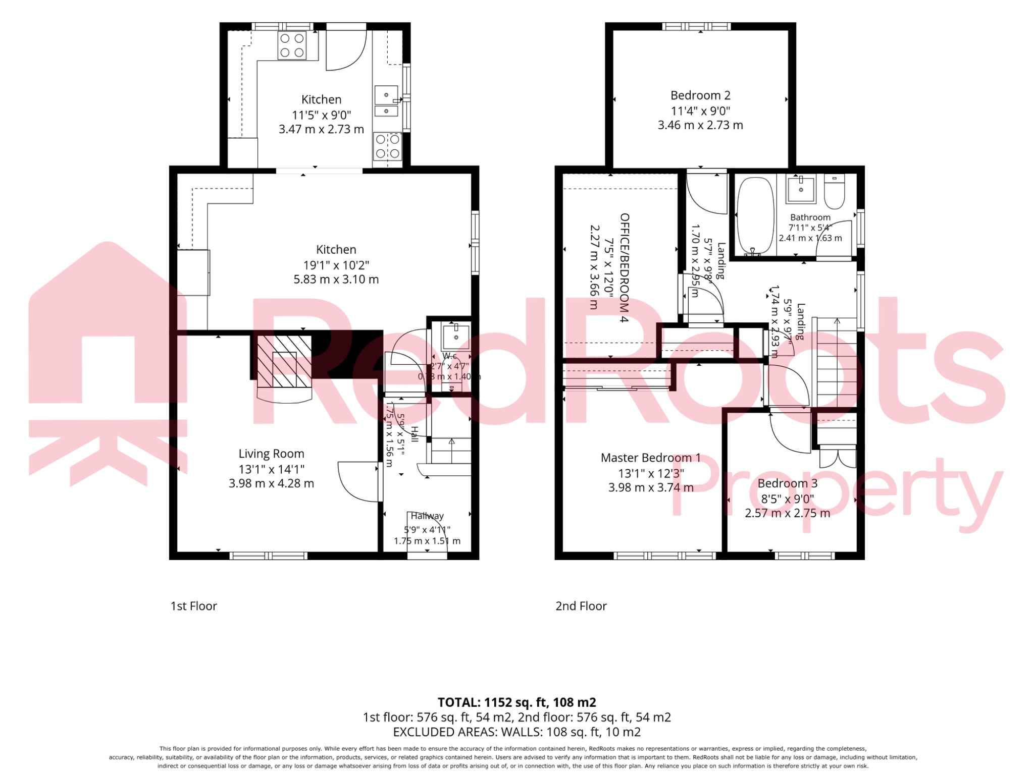 4 bed semi-detached house for sale in Clevedon Crescent, Doncaster, South Yorkshire, DN5 - Property floorplan