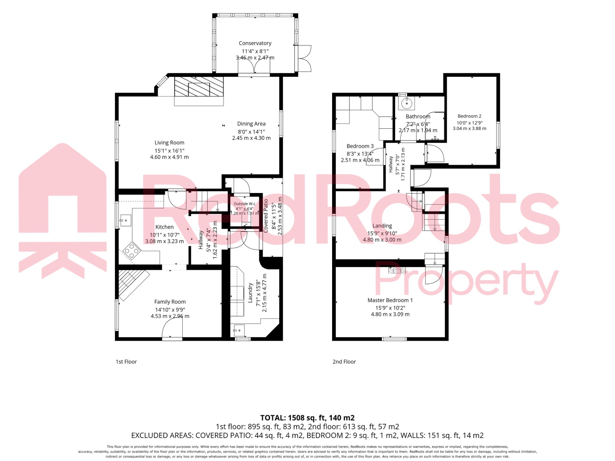 3 bed detached house for sale in Carcroft Lodge, Lodge Road, Carcroft, Doncaster, South Yorkshire, DN6 - Property floorplan