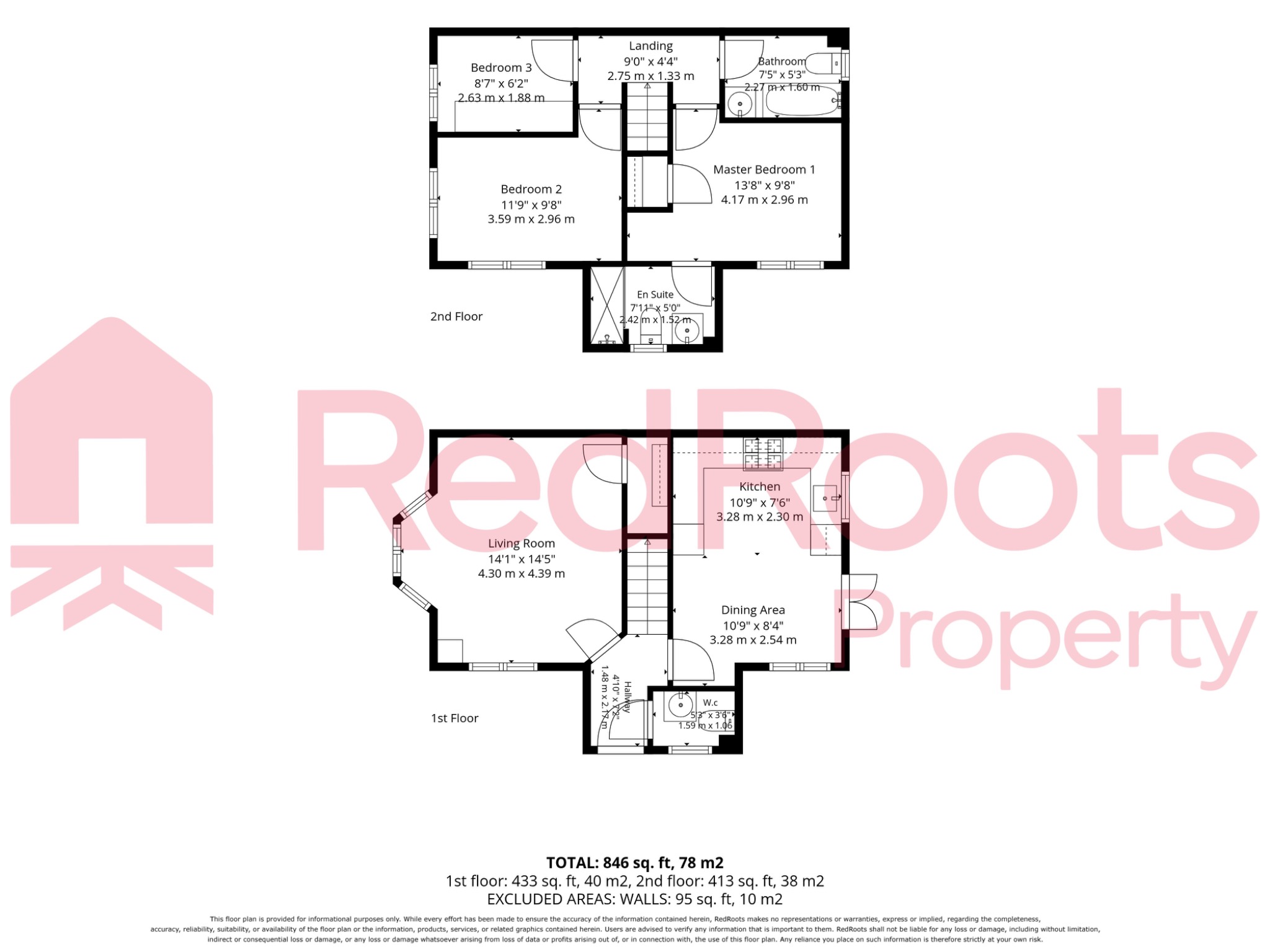 3 bed semi-detached house for sale in Empire Crescent, Woodlands, Doncaster, South Yorkshire, DN6 - Property floorplan