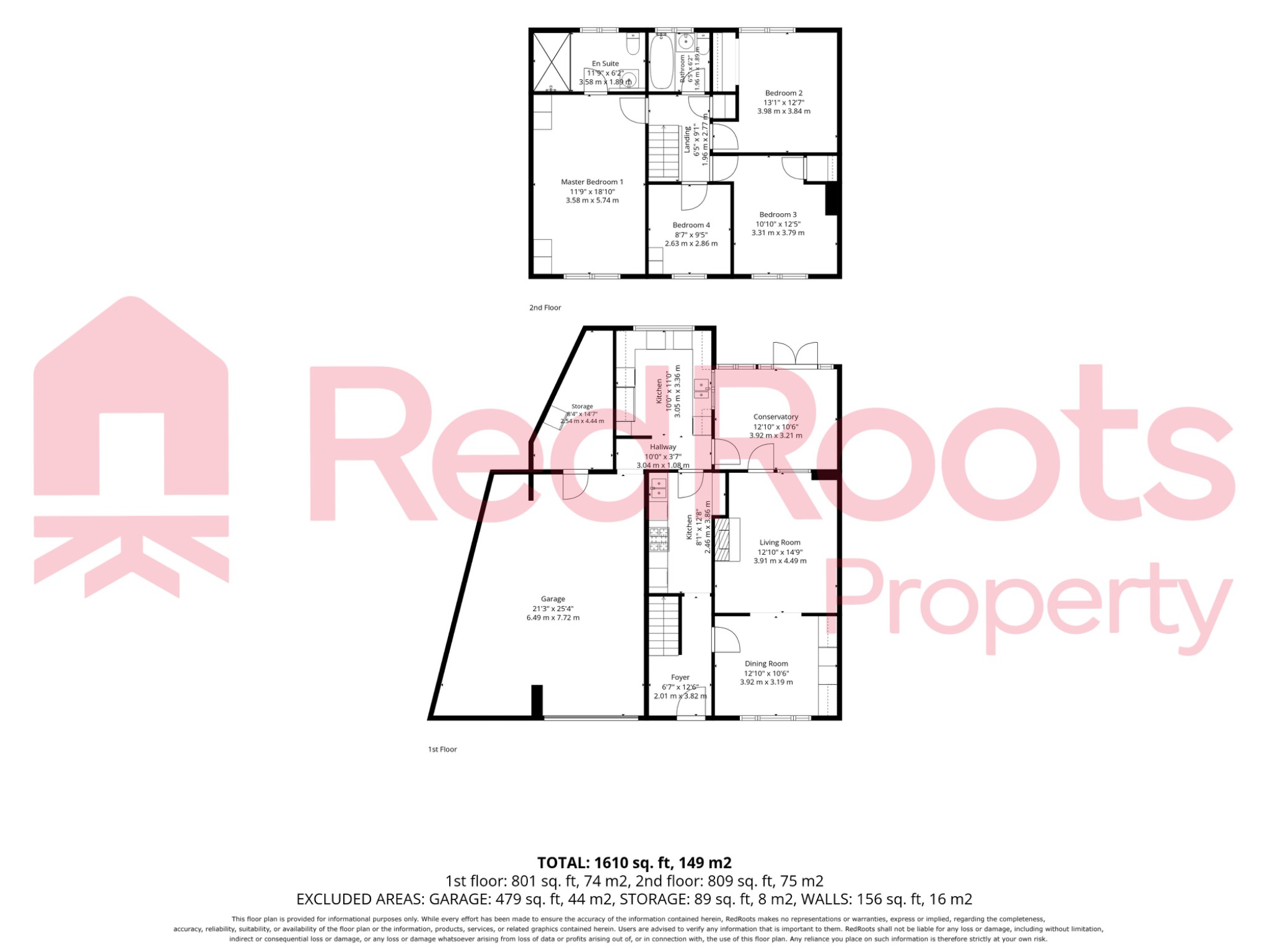 4 bed semi-detached house for sale in Ballam Avenue, Doncaster, South Yorkshire, DN5 - Property floorplan