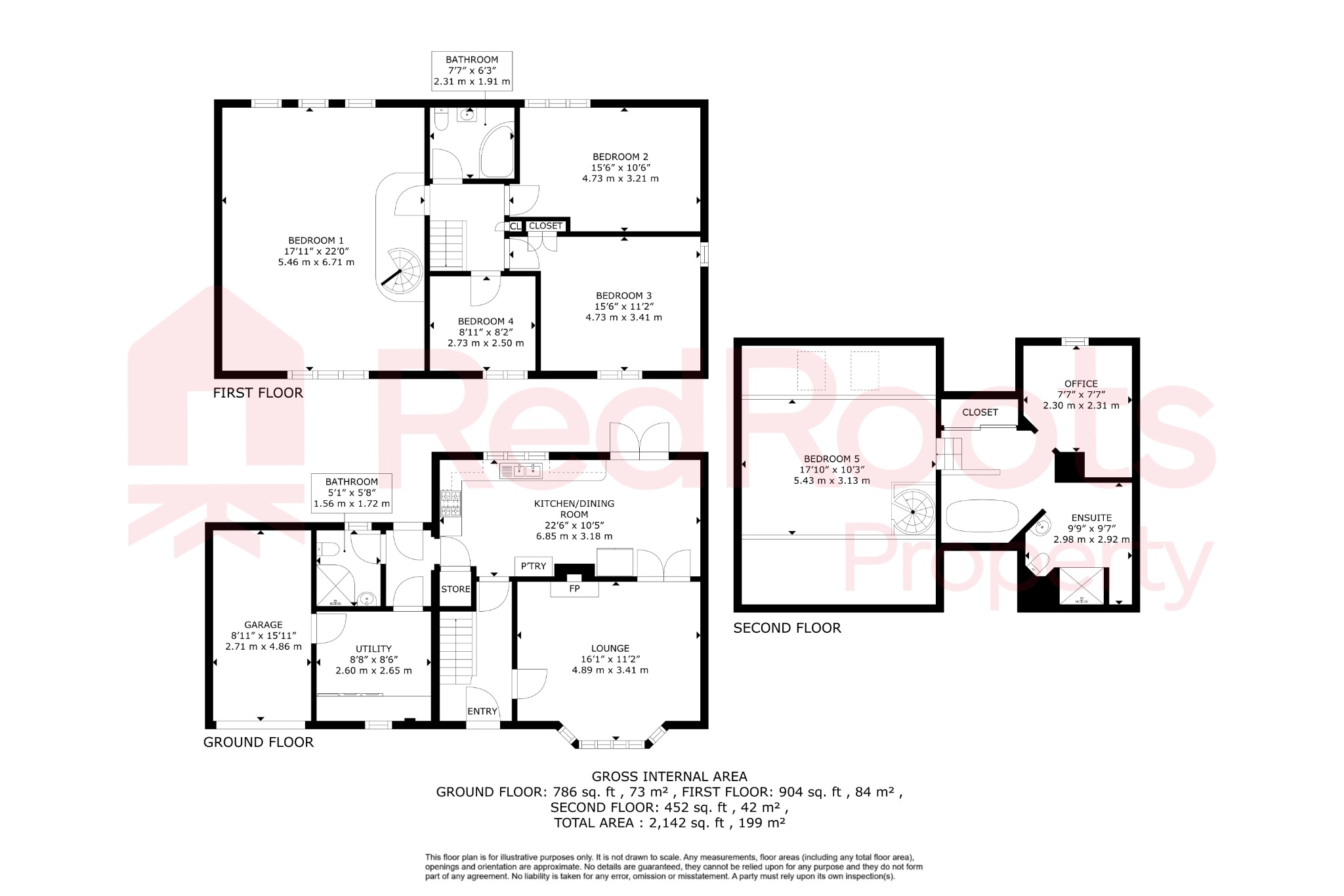 4 bed detached house for sale in Copley Crescent, Doncaster, South Yorkshire, DN5 - Property floorplan