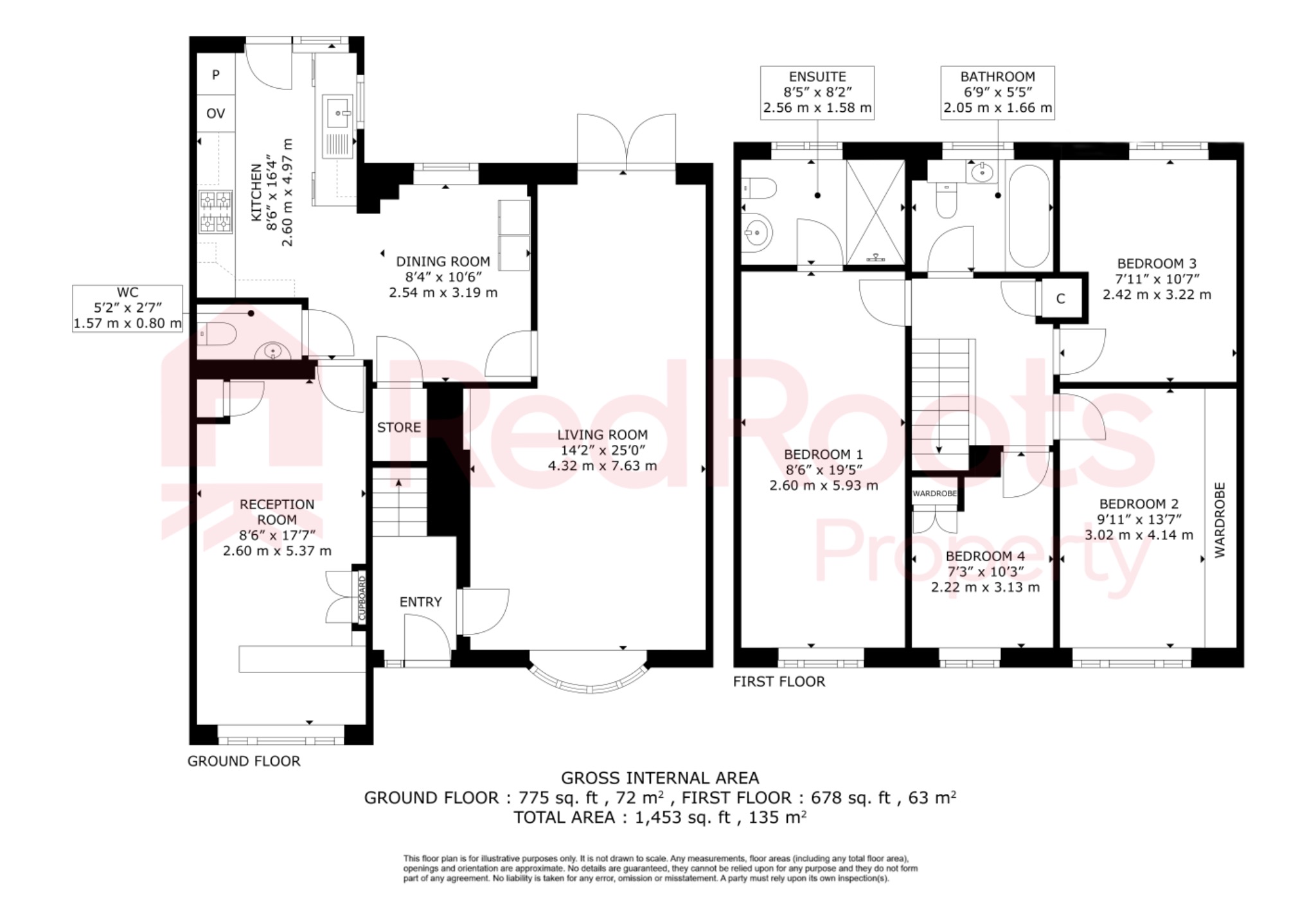 4 bed detached house for sale in Clifton Drive, Sprotbrough, Doncaster, DN5 - Property floorplan