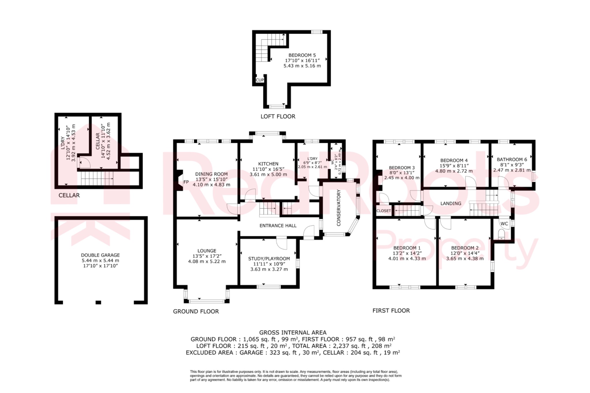 5 bed semi-detached house for sale in Sandygate, Wath-Upon-Dearne, Rotherham, S63 - Property floorplan