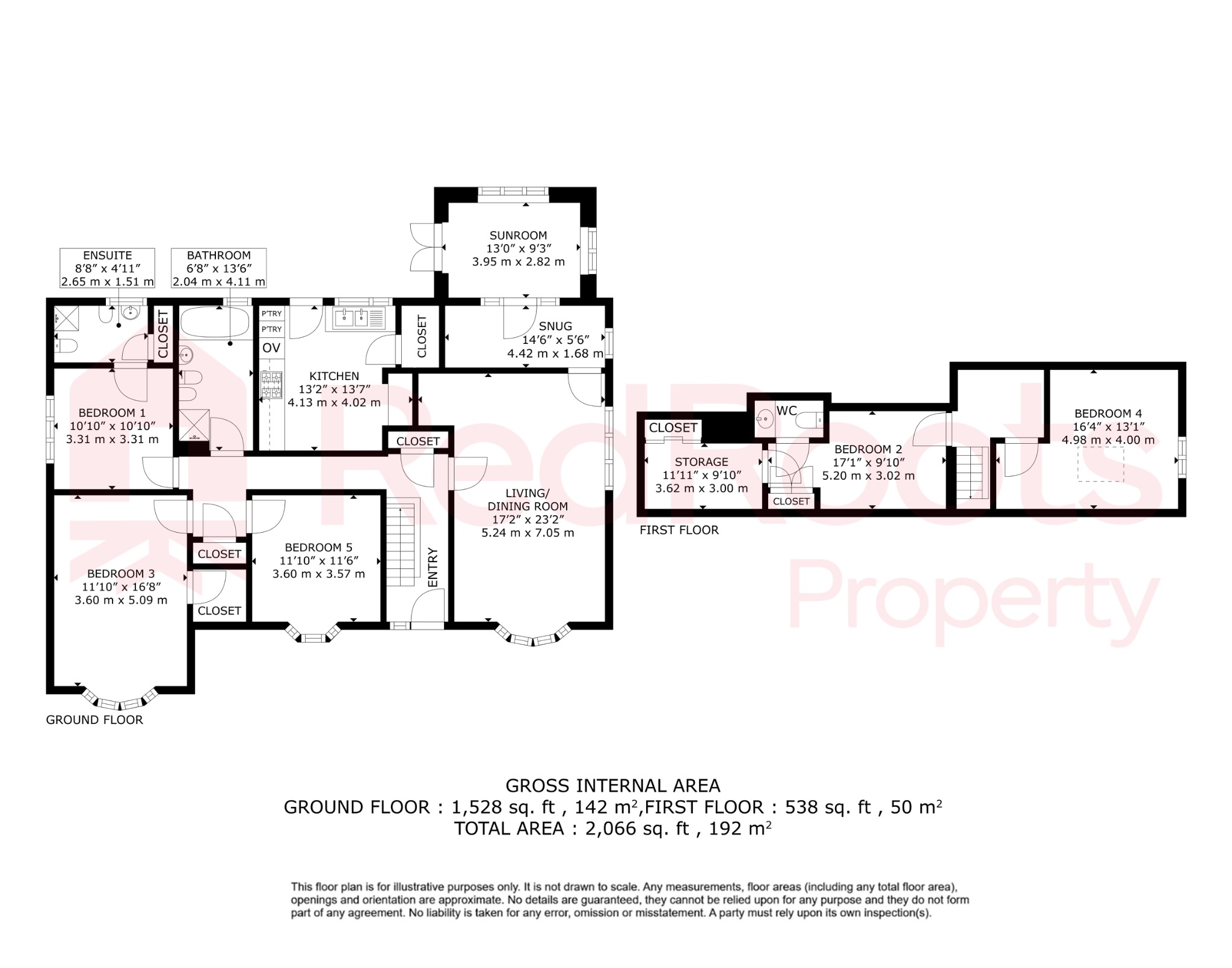 4 bed bungalow for sale in Clayton, Doncaster, South Yorkshire, DN5 - Property floorplan