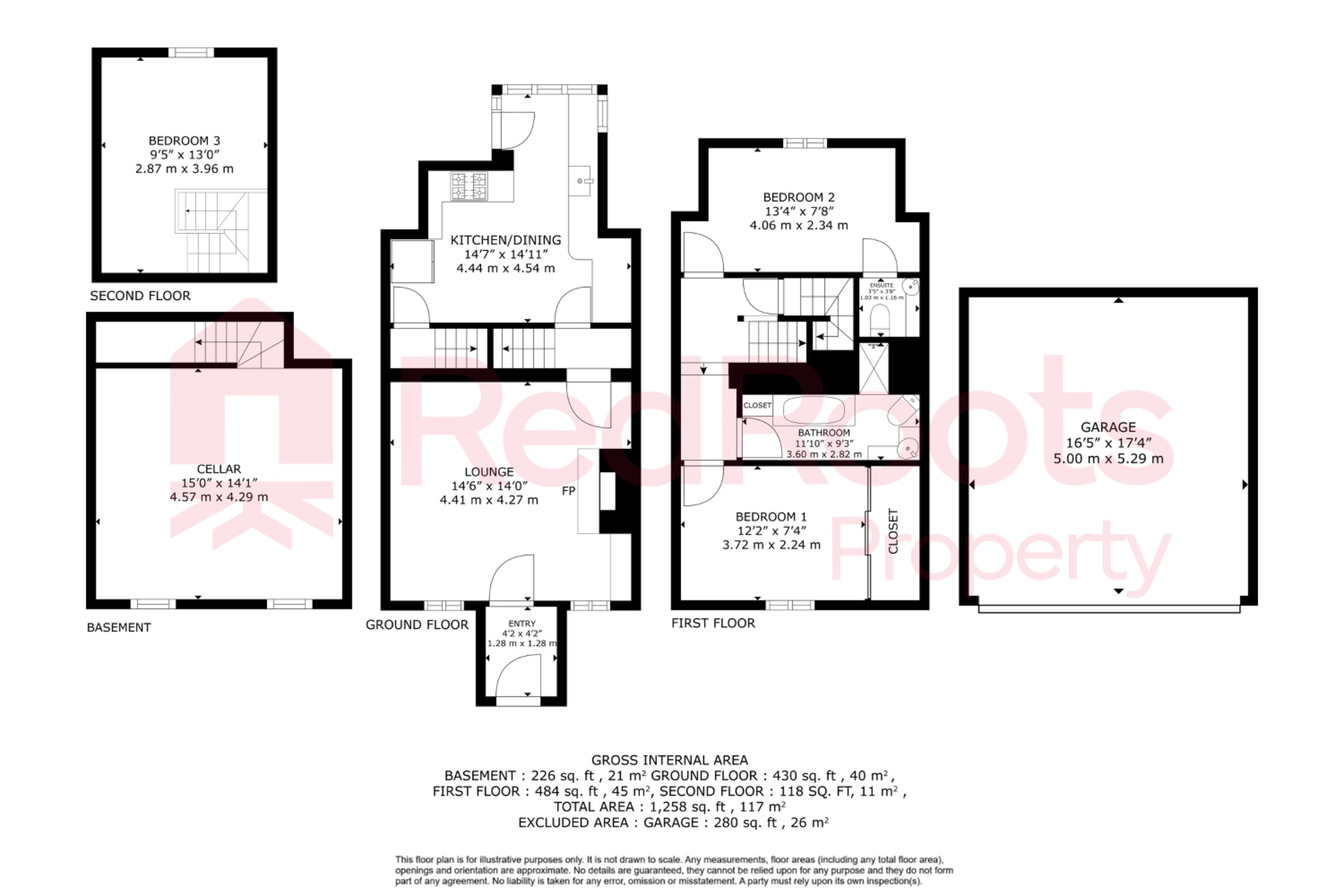 3 bed cottage for sale in Main Street, Cadeby, Doncaster, South Yorkshire, DN5 - Property floorplan