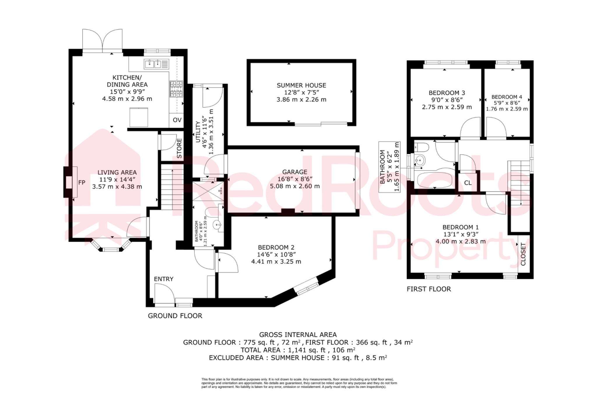 4 bed detached house for sale in Paddock Close, Cusworth, Doncaster, DN5 - Property floorplan