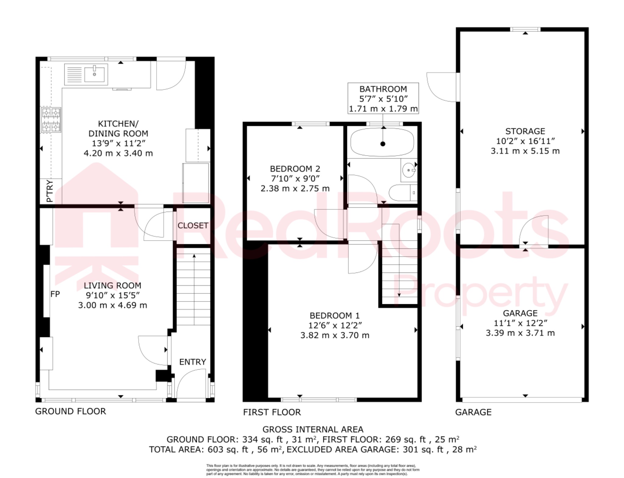 2 bed semi-detached house for sale in Crompton Avenue, Doncaster,  DN5 - Property floorplan