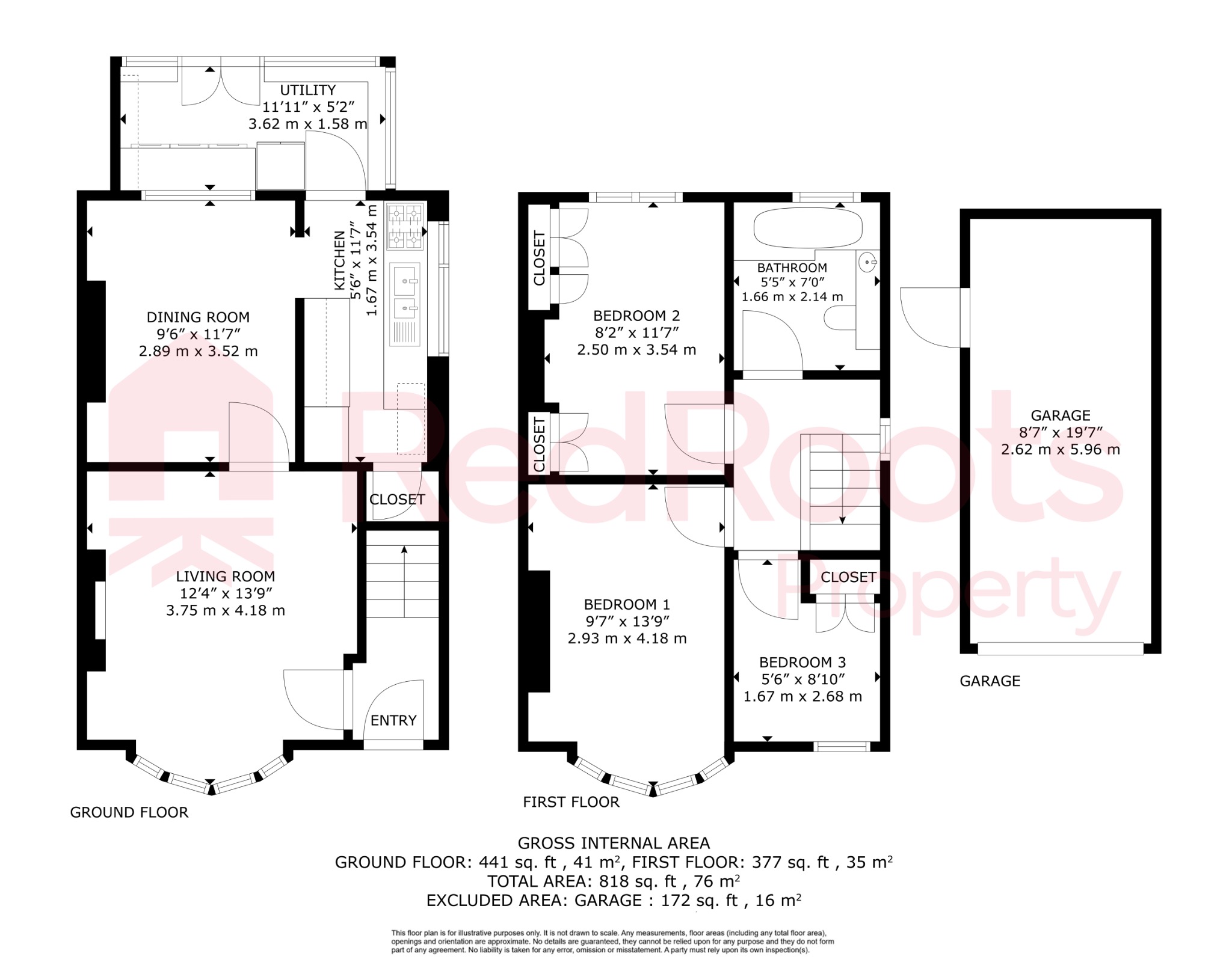 3 bed semi-detached house for sale in Rosedale Road, Doncaster, DN5 - Property floorplan