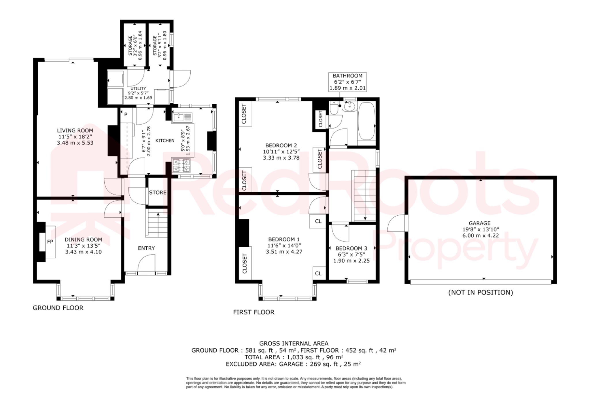 3 bed semi-detached house for sale in Melton Road, Sprotbrough, Doncaster, DN5 - Property floorplan