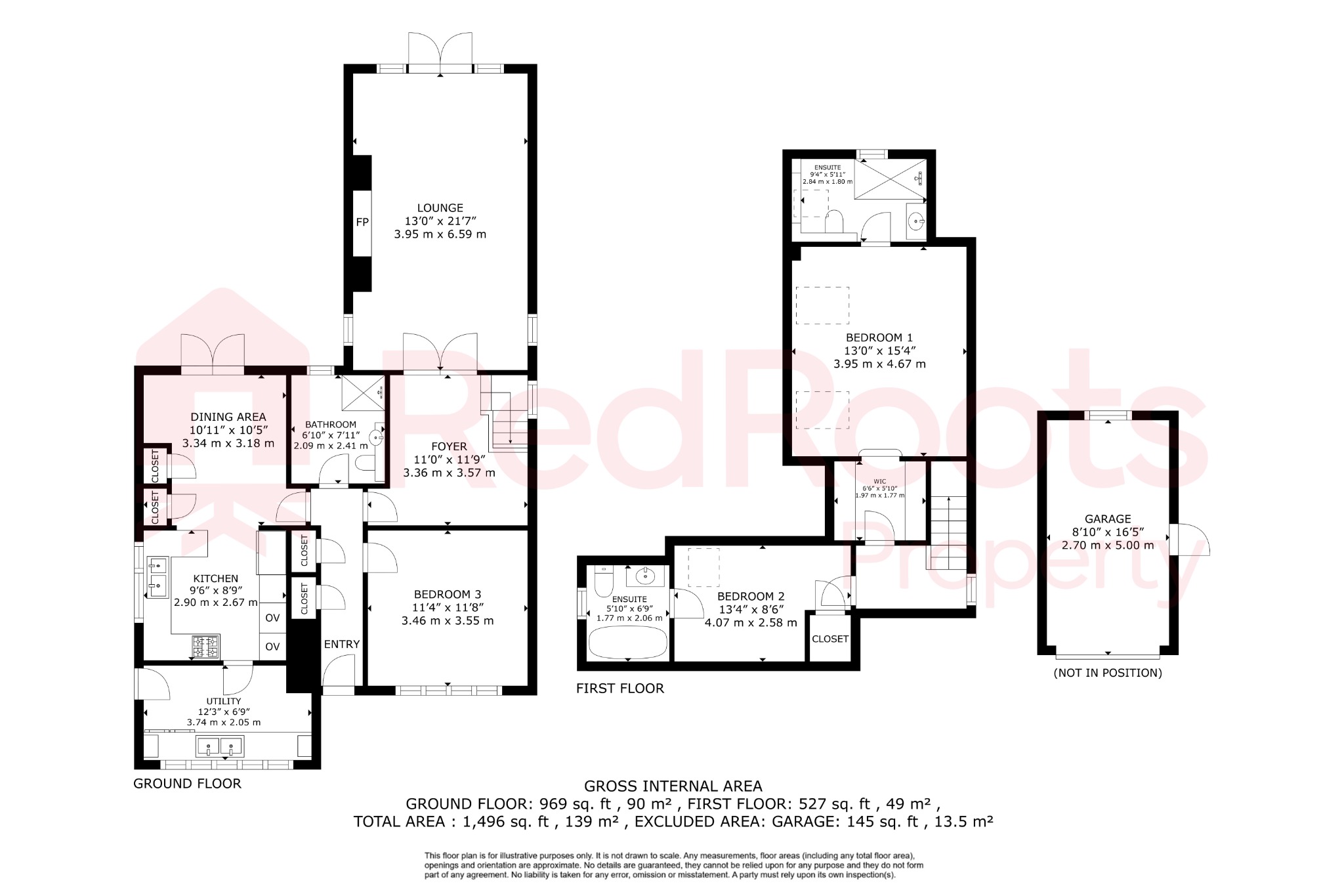 3 bed detached bungalow for sale in Sycamore Crescent, Bawtry, Doncaster, South Yorkshire, DN10 6LE - Property floorplan
